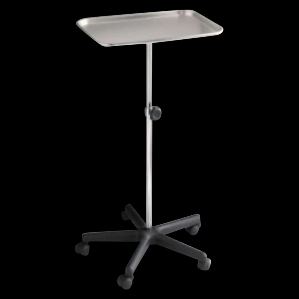 Dukal Mayo Stand with 5 Caster Base - Stand Instrument Mayo - Image 1