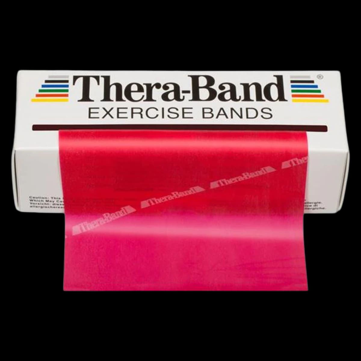 Thera-Band Exercise Band, Medium Resistance (Red), 6 yd Roll - Thera-Band Medium Red - Image 1