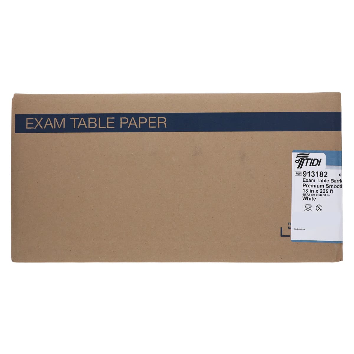 Tidi Choice Exam Table Paper, White, Smooth, 18" x 225' Rolls, Case of 12 thumbnail 3
