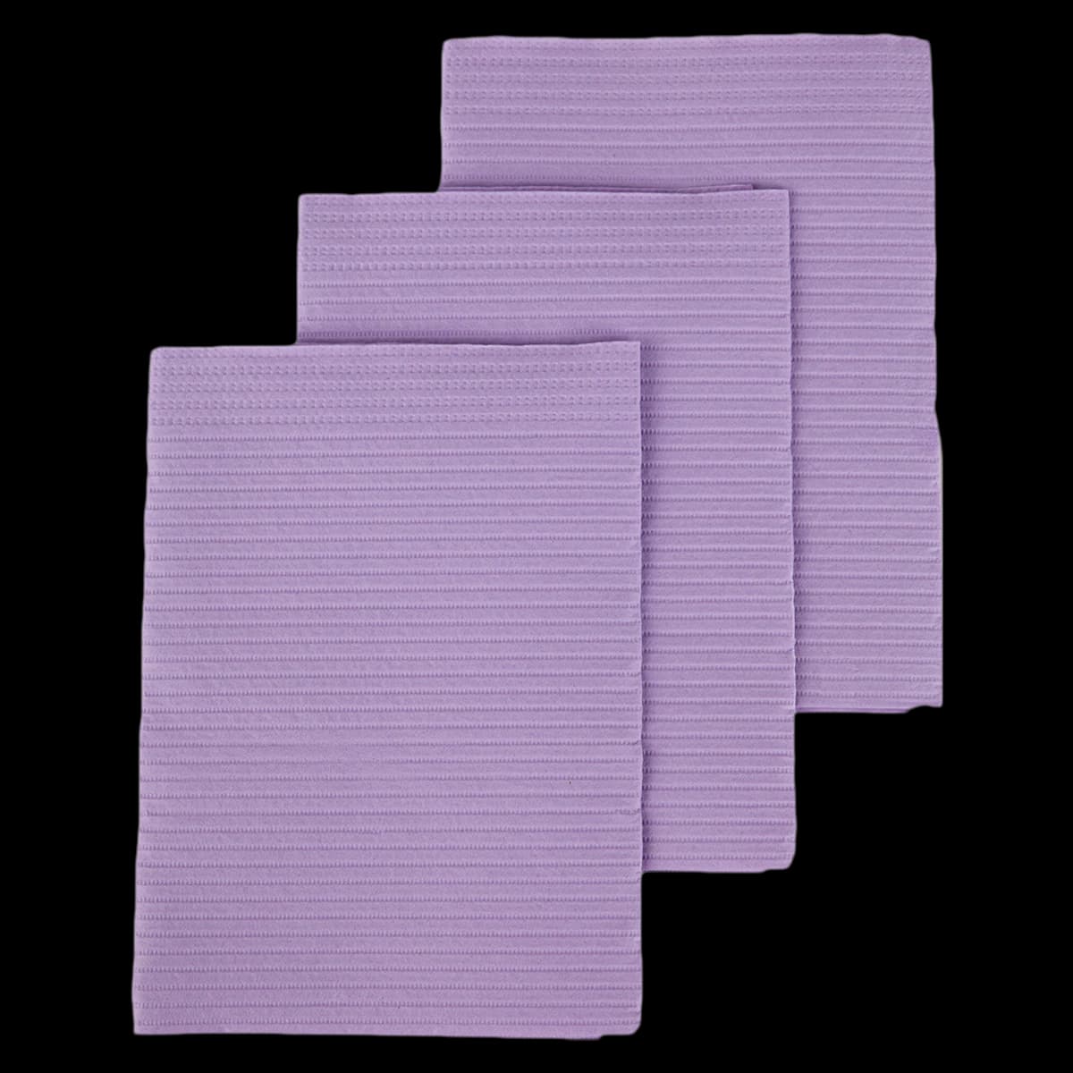 Dri-Gard Patient Towel, 2-Ply Tissue/Poly, 13" x 19", Lavender, 500/Case thumbnail 2