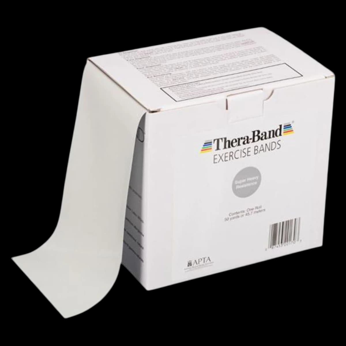 Thera-Band Exercise Band, Super Heavy Resistance, Silver, 50 yd Roll - Thera-Band Super Heavy Silver - Image 1