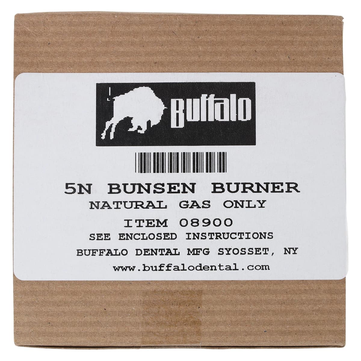 Buffalo Dental No. 5N Bunsen Burner for Natural Gas, Solid Brass, 2-5/8" High, 1/Pk, 08900 thumbnail 3