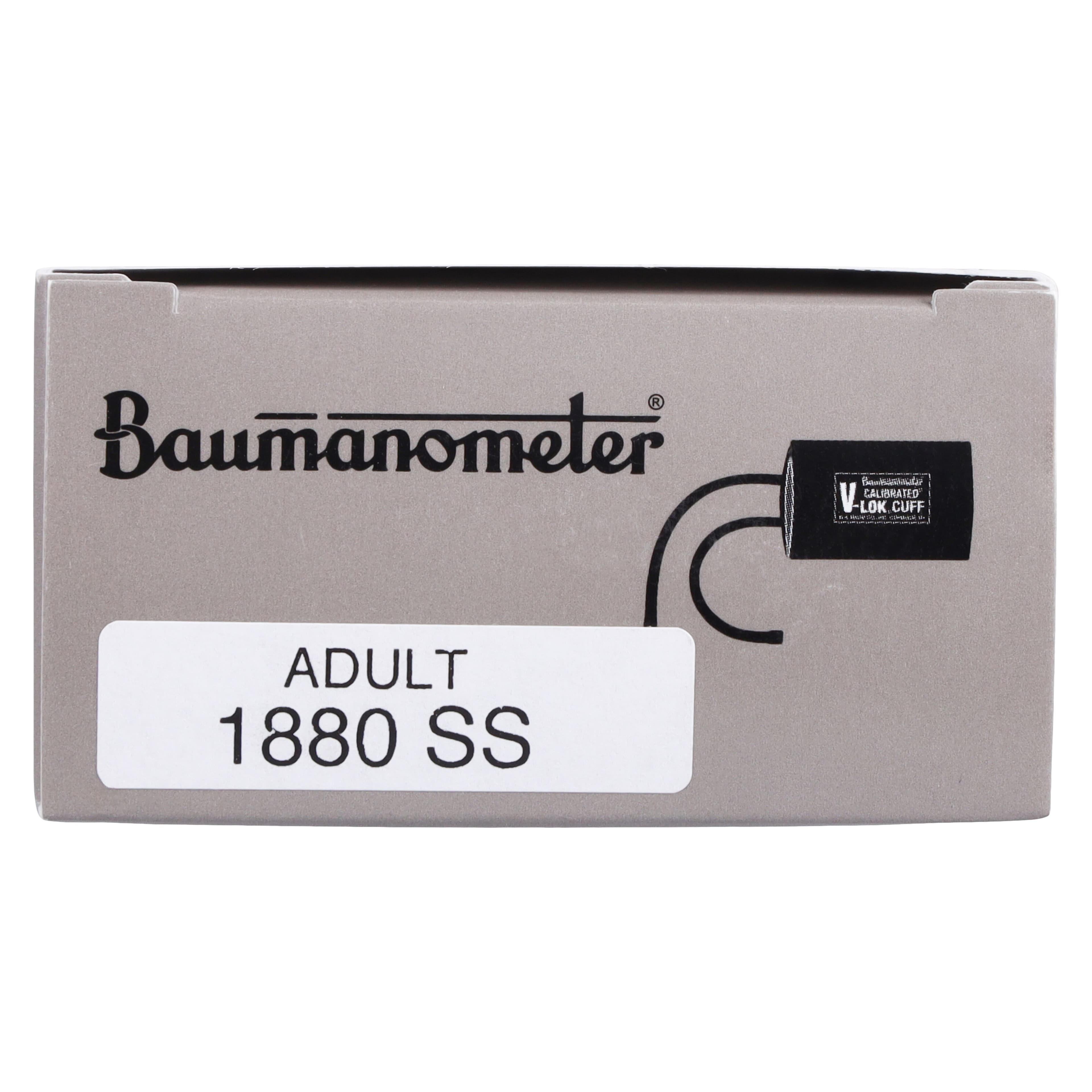 W A Baum Co Inc Blood Pressure Cuff, 1-Tube, V-Lok Calibrated, Blue Latex, Each thumbnail 5