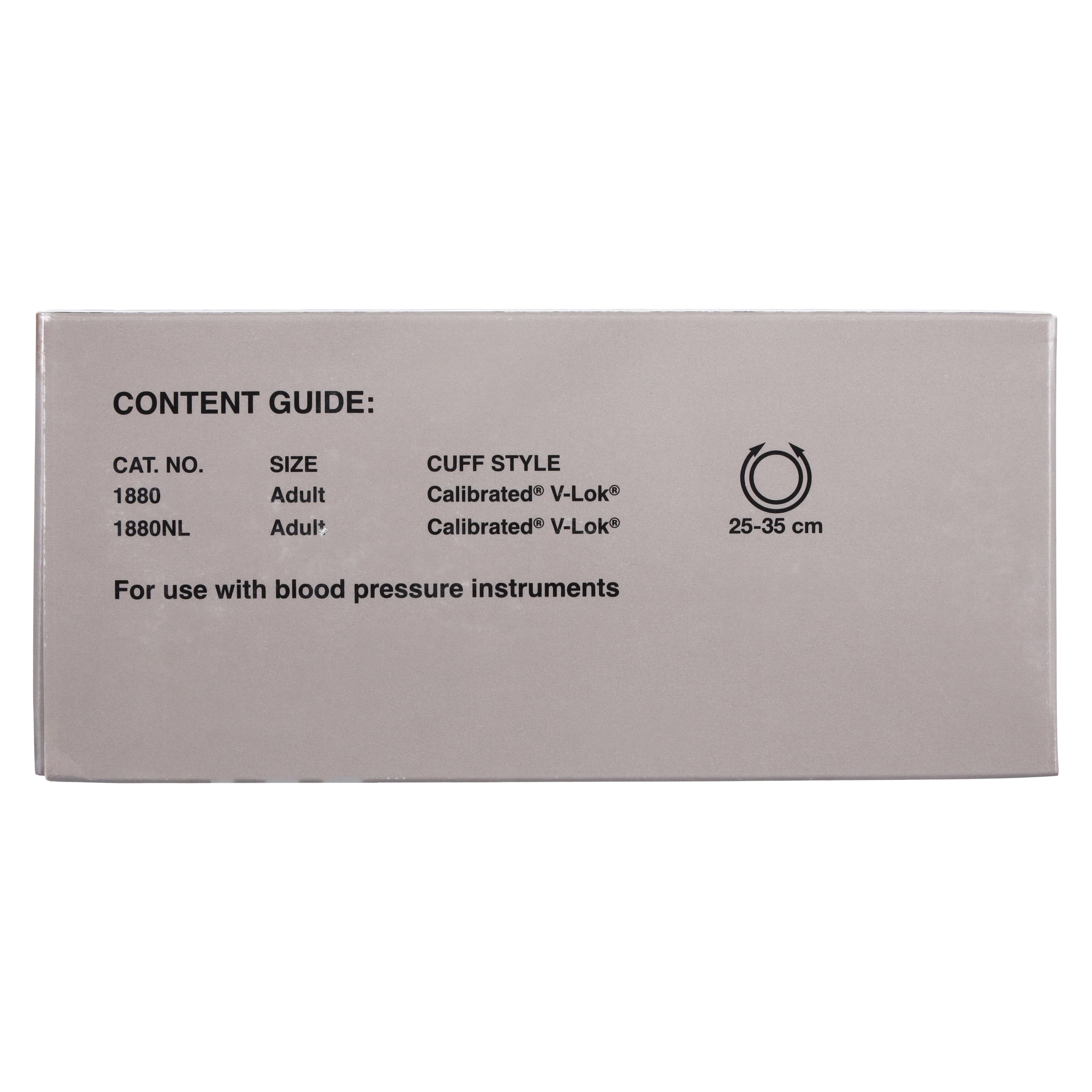 W A Baum Co Inc Blood Pressure Cuff, 1-Tube, V-Lok Calibrated, Blue Latex, Each thumbnail 6