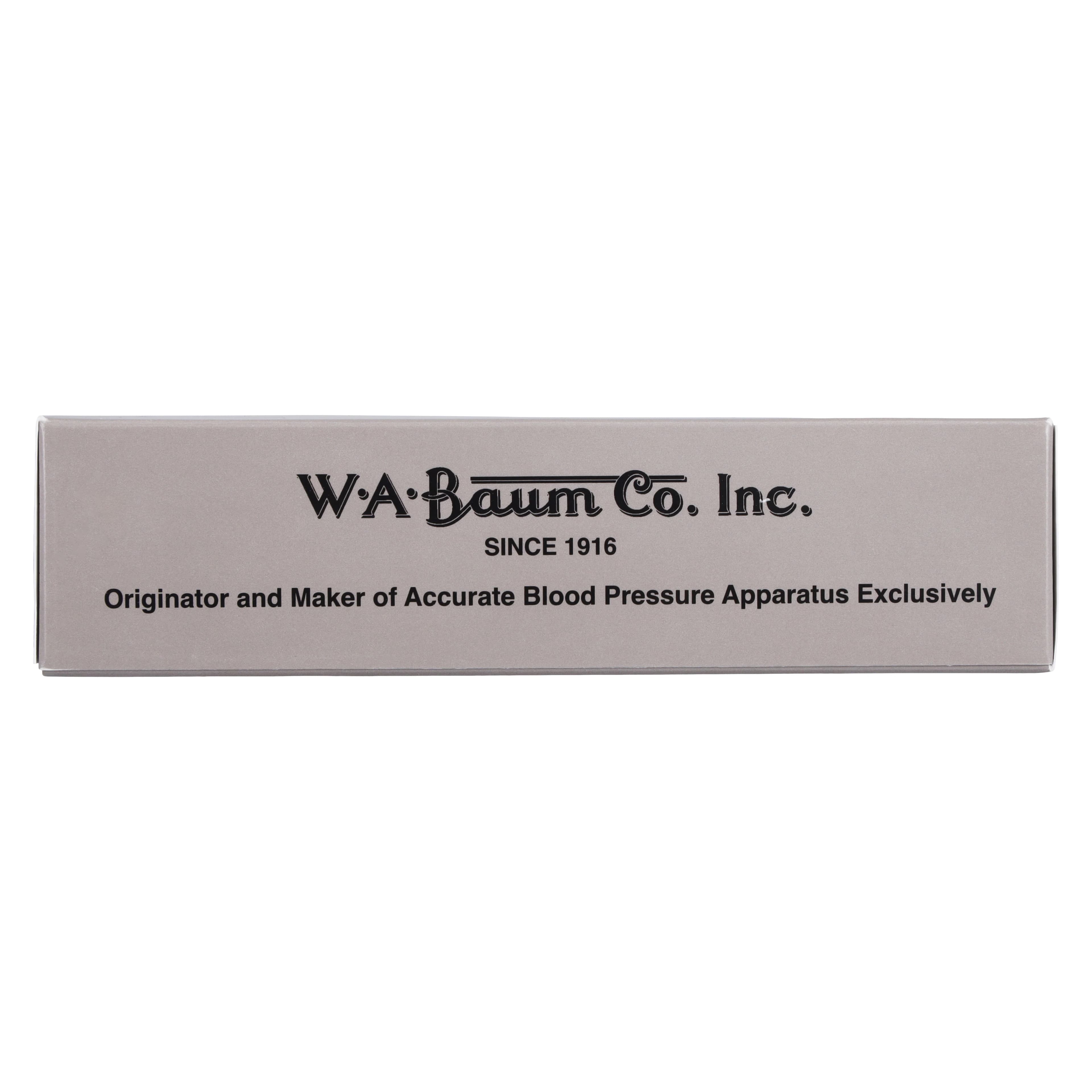 W A Baum Co Inc Blood Pressure Cuff, 1-Tube, V-Lok Calibrated, Blue Latex, Each thumbnail 8