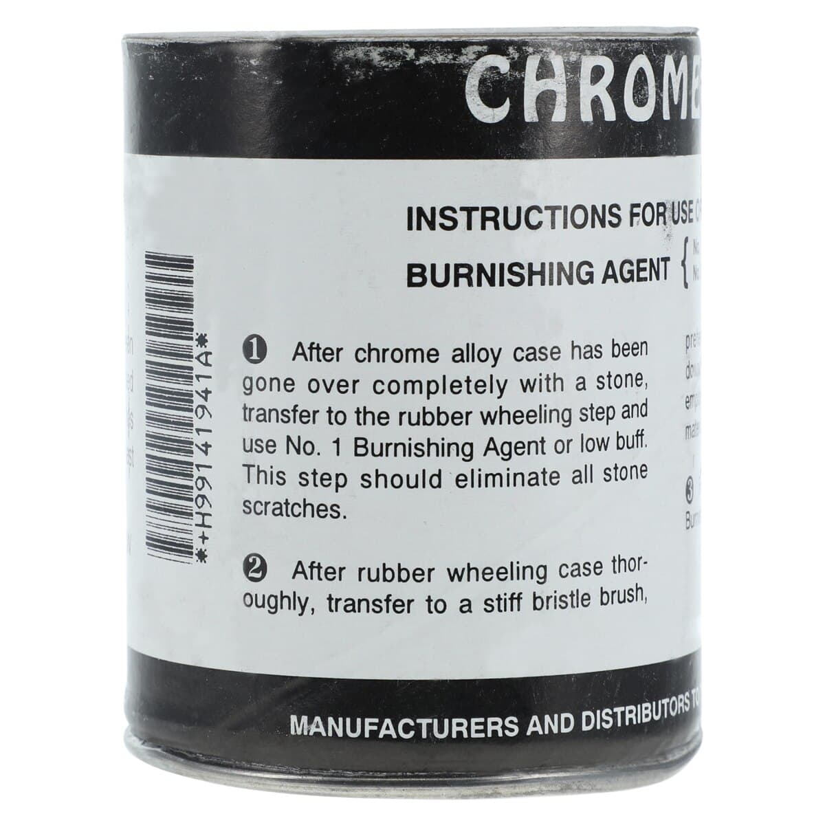 Yates Motloid Chrometal Burnishing Agent #1 (Black), Pre-Buff Polish for Chromium and Precious Metals, 1 lb thumbnail 2