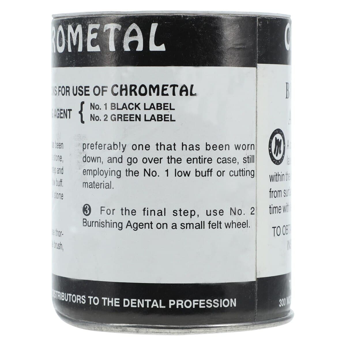 Yates Motloid Chrometal Burnishing Agent #1 (Black), Pre-Buff Polish for Chromium and Precious Metals, 1 lb thumbnail 3