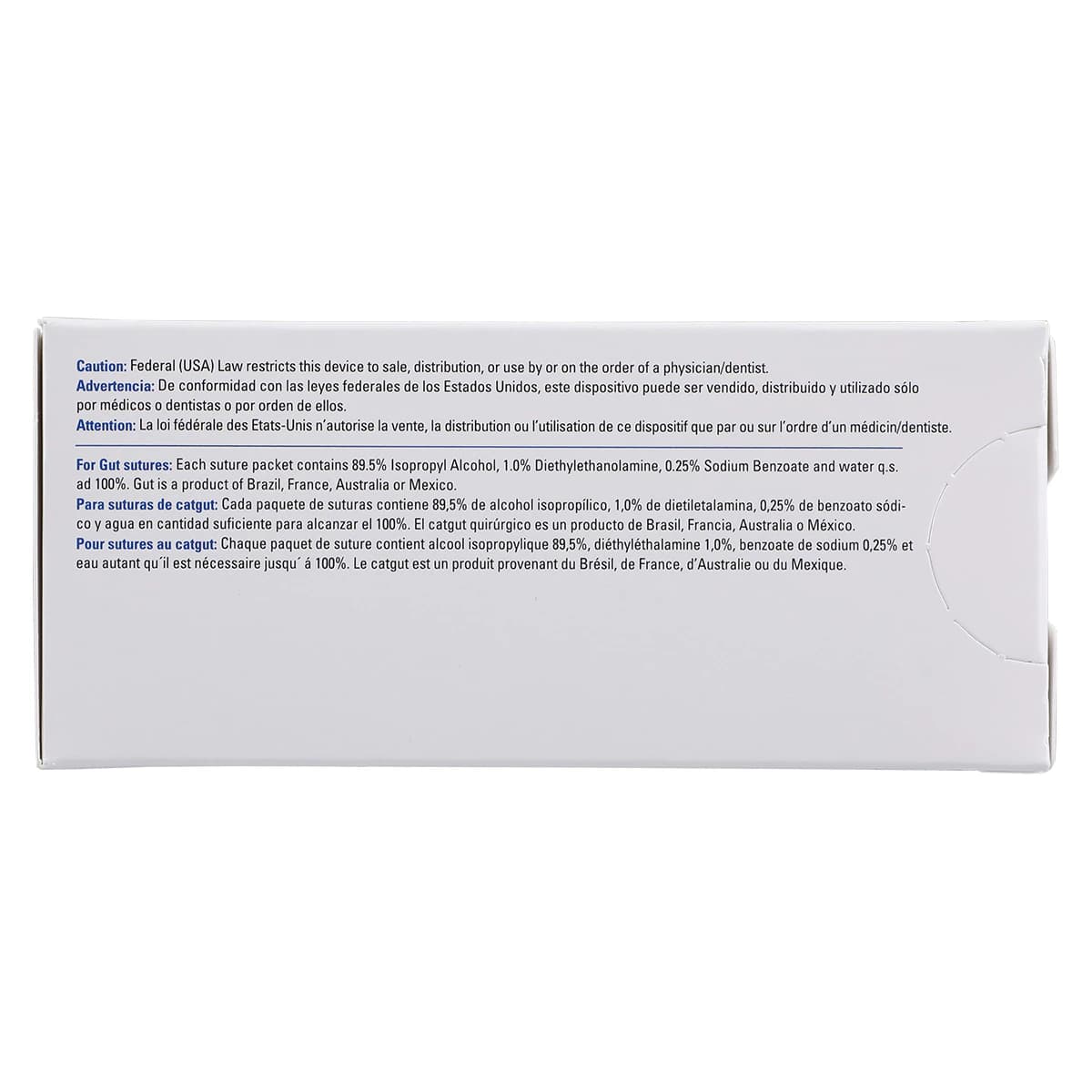 Henry Schein Black Monofilament Nylon Non-Absorbable Surgical Sutures, 4-0, 18", C-6 Reverse Cutting 3/8 Circle Needle, 18mm, 12/Box thumbnail 5