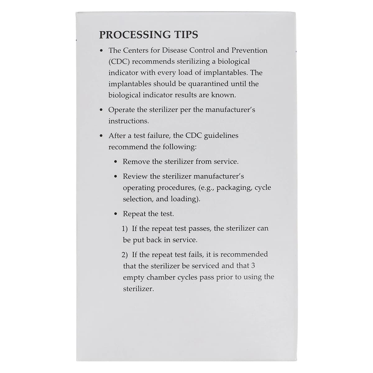 MaxiTest 48-Test Biological Monitoring System, Mail-In Service, 48/Box thumbnail 8