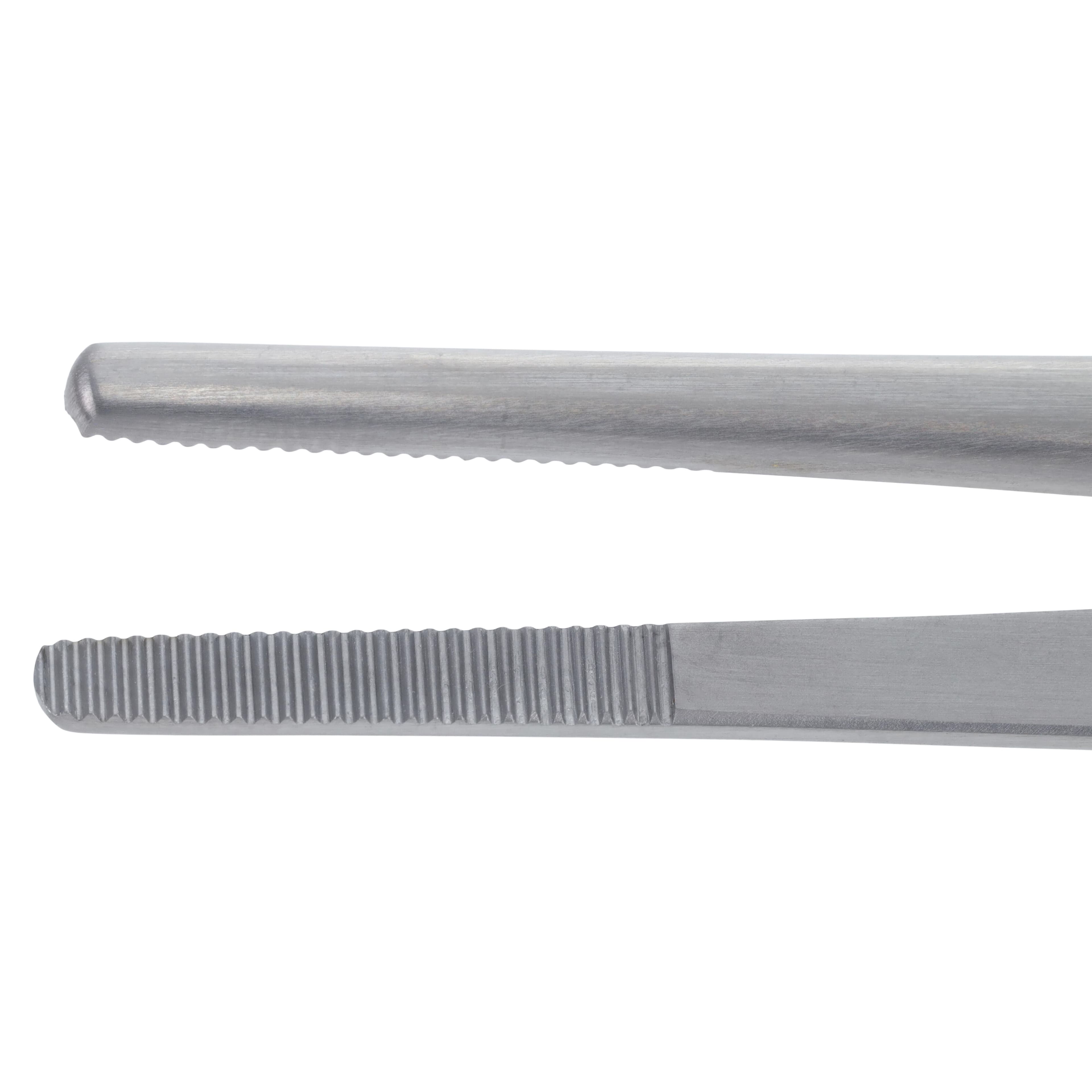 Henry Schein Dressing Forcep Serrated, 5-1/2", Stainless Steel, Autoclavable, Each thumbnail 3
