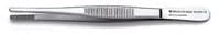 Henry Schein Dressing Forcep Serrated, 5-1/2", Stainless Steel, Autoclavable, Each - Dressing Forcep Serrated - Image 1