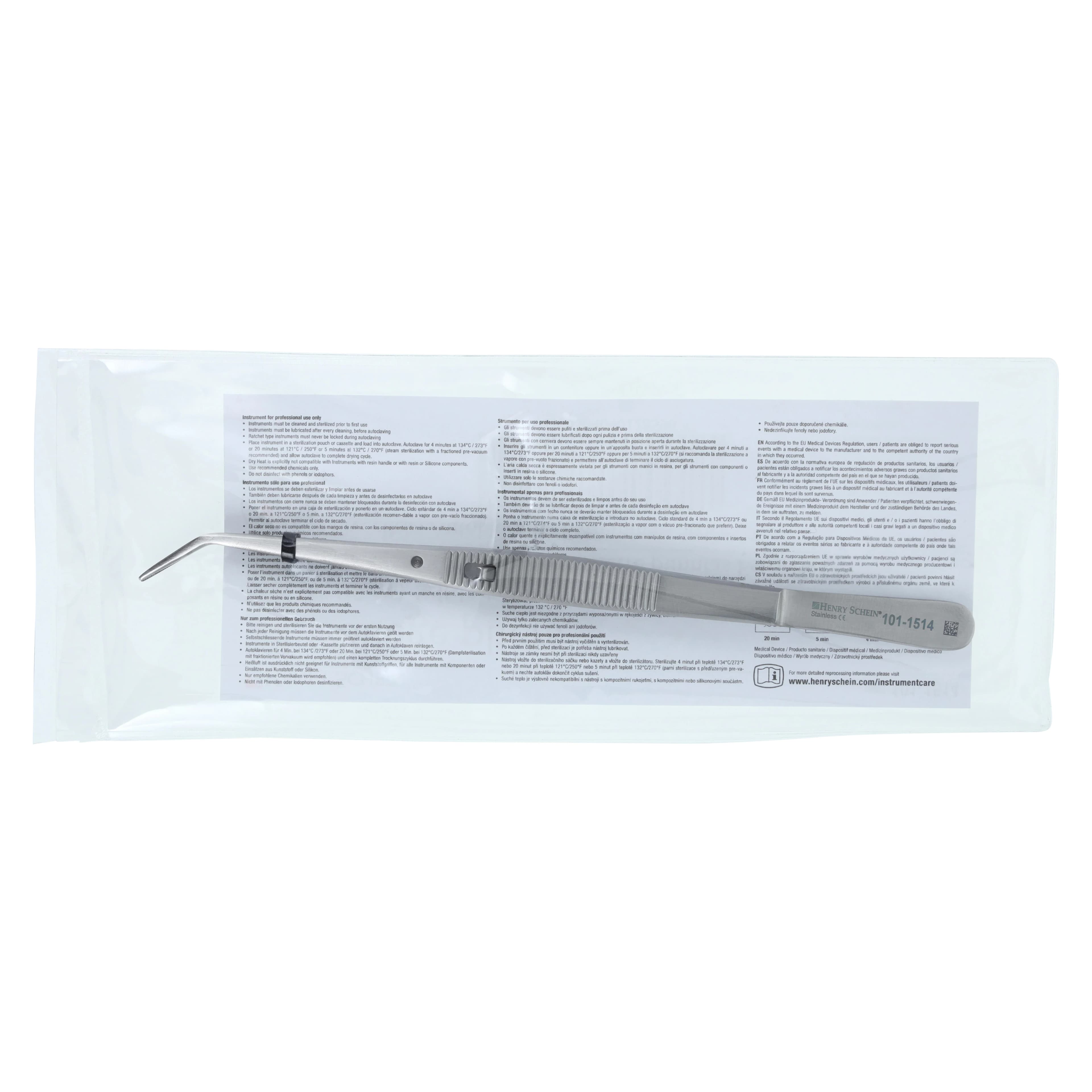 Self-Locking Serrated Tip Cotton Pliers, German Stainless Steel, Each thumbnail 5