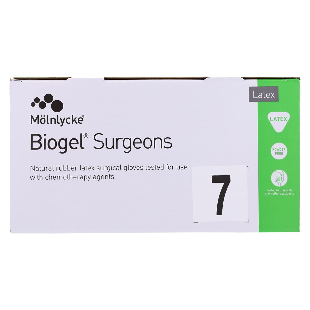 Biogel Powder-Free Latex Surgical Gloves, Size 7, Straw thumbnail 8
