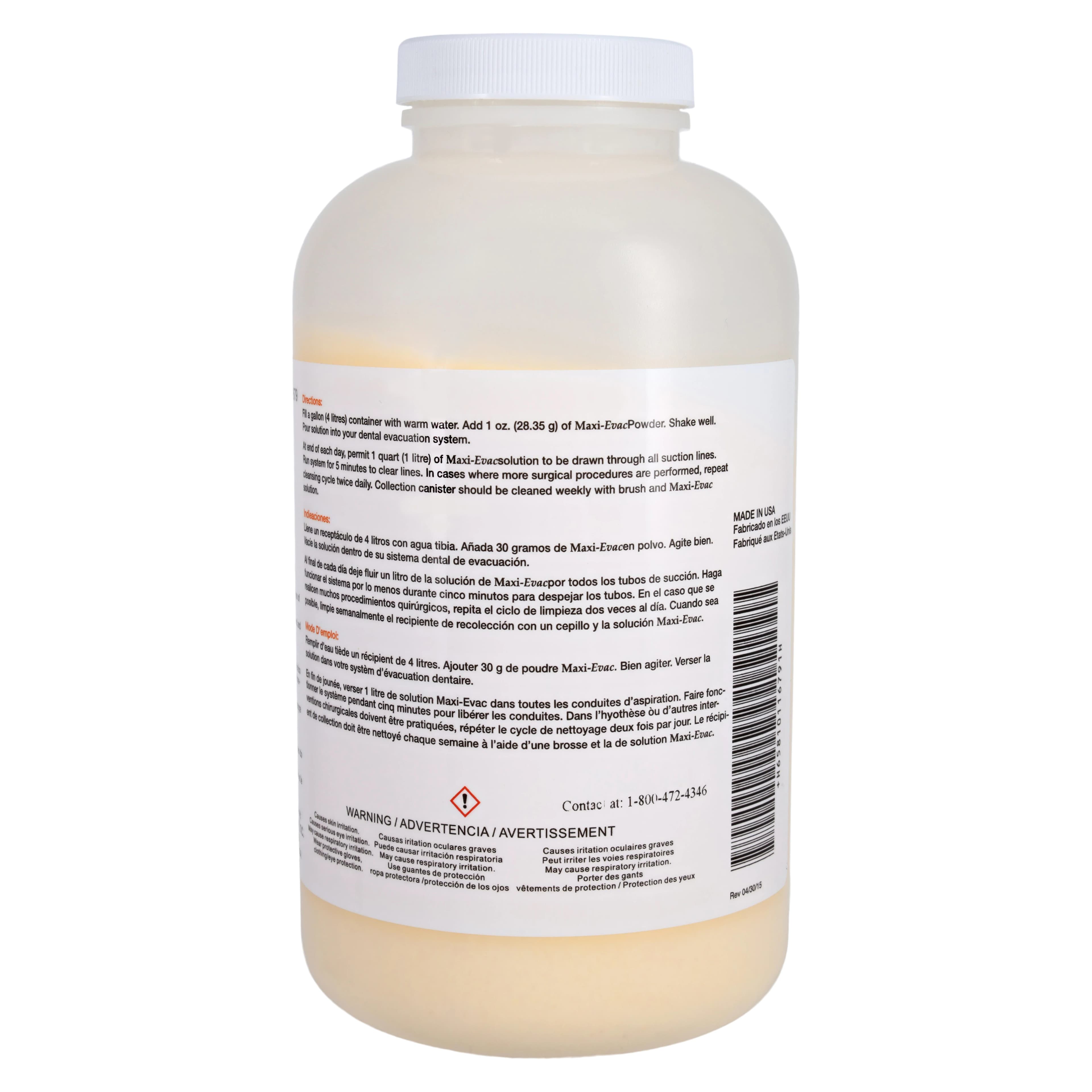 Maxi-Evac Evacuation System Cleaner Powder, 32 oz (2 lb) thumbnail 2