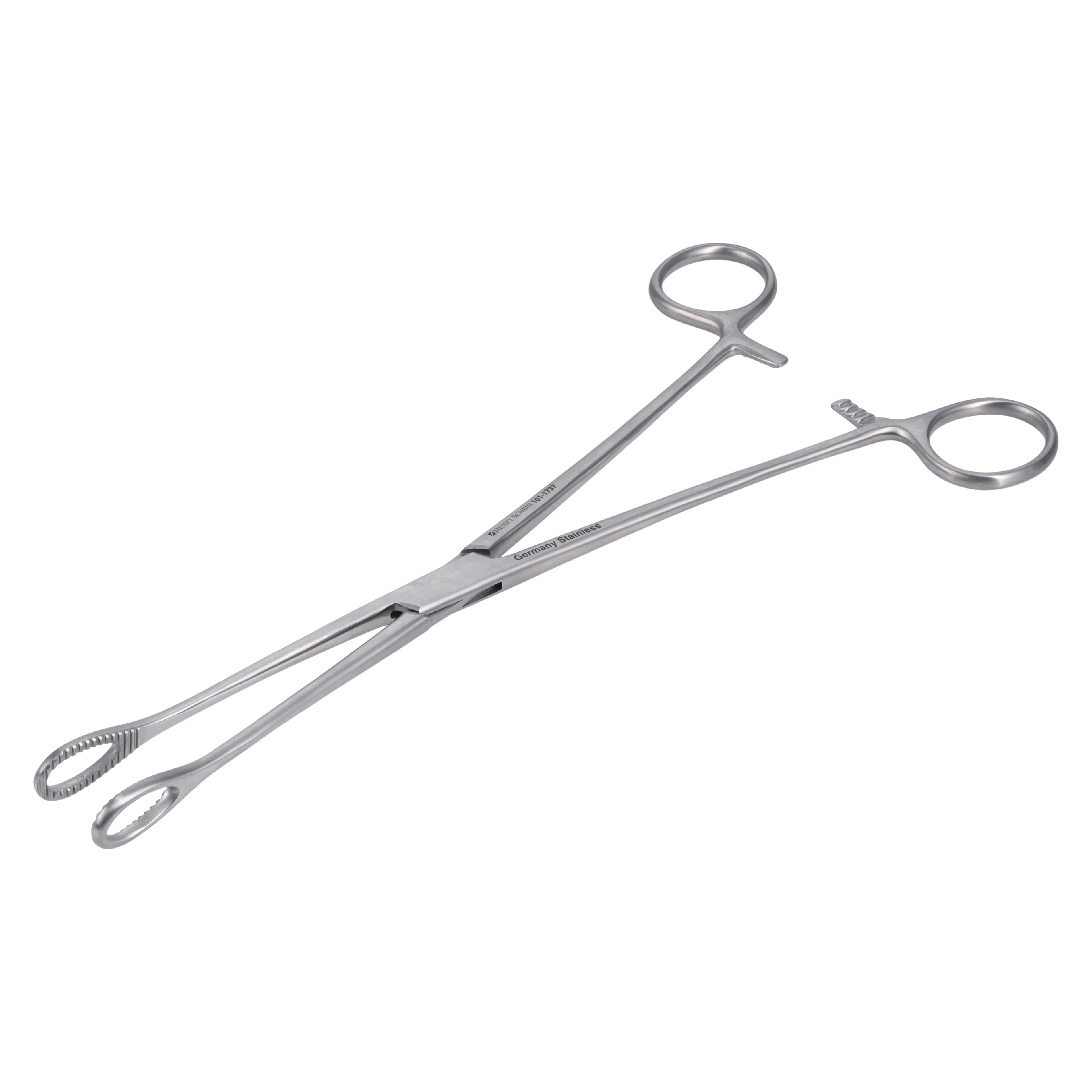 Henry Schein Foerster Sponge Forceps, Straight, 9-1/2" (24.1 cm), Stainless Steel, Autoclavable, Each thumbnail 3