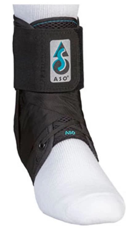 ASO Ankle Stabilizer Brace, Adult Large, Ballistic Nylon, 13-14" - Brace Orthopedic Aso Ankle Nyl - Image 1