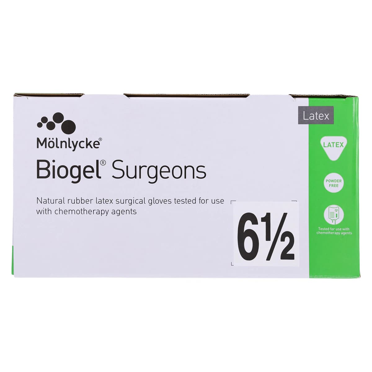 Biogel® Surgeons Latex Surgical Gloves, Sterile, Powder-Free, Fitted Size 6.5, Beige, 4/Case thumbnail 8