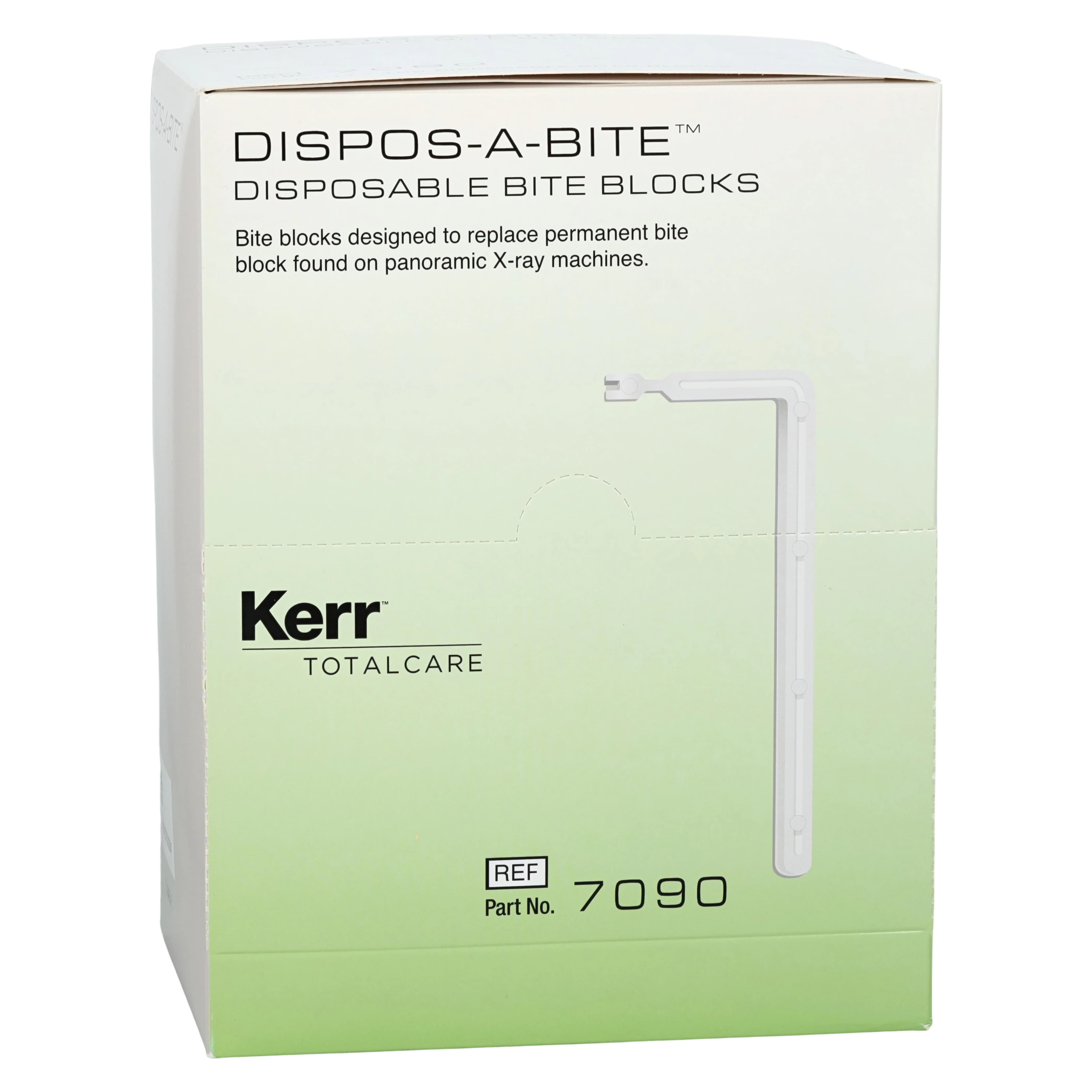 Dispos-a-Bite Disposable Bite Block for Belmont X-Caliber, White, 100/Box, #7090C - Dispos-a-Bite™ Disposable Biteblock for Belmont X-Caliber Box of 100 - Image 1