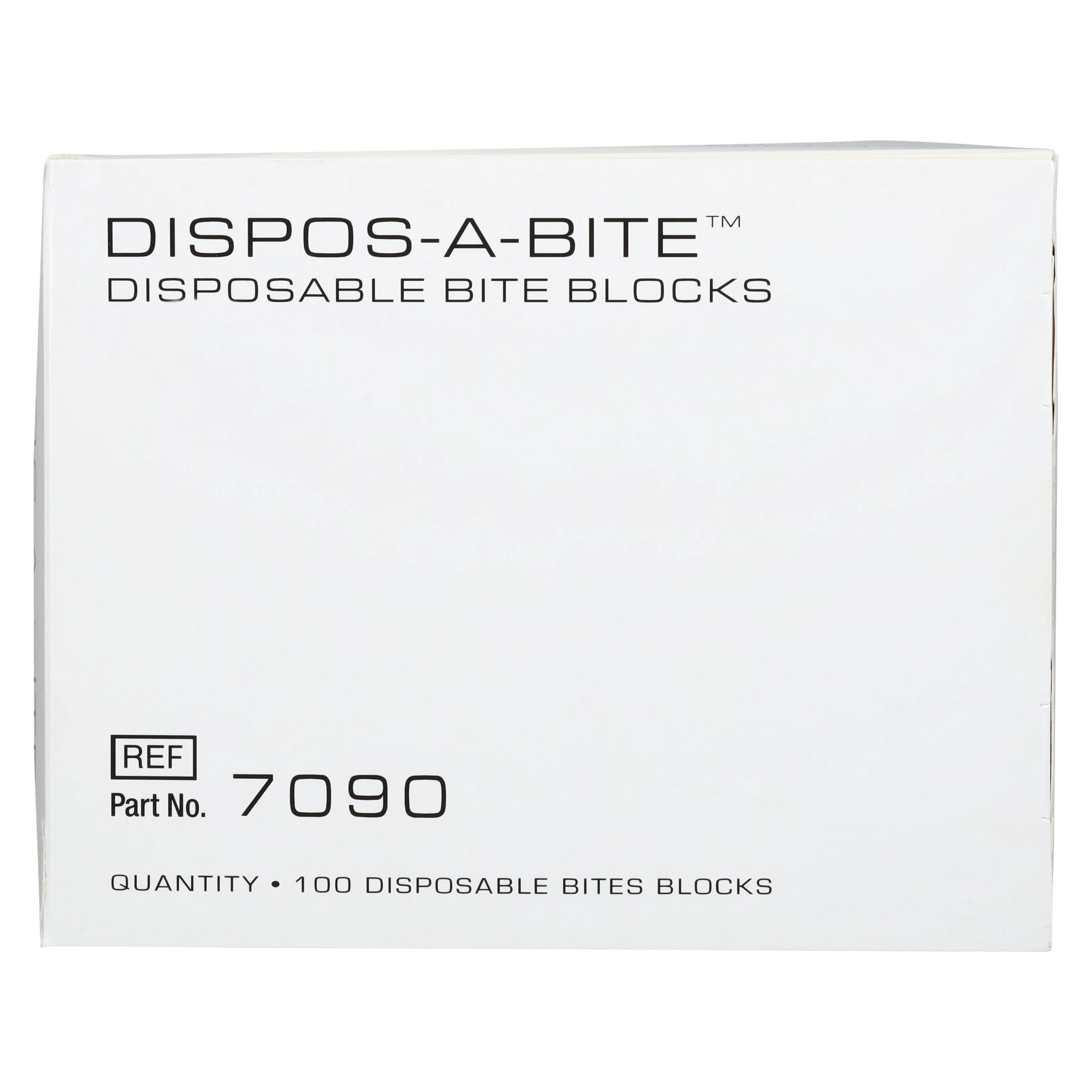 Dispos-a-Bite Disposable Bite Block for Belmont X-Caliber, White, 100/Box, #7090C thumbnail 4
