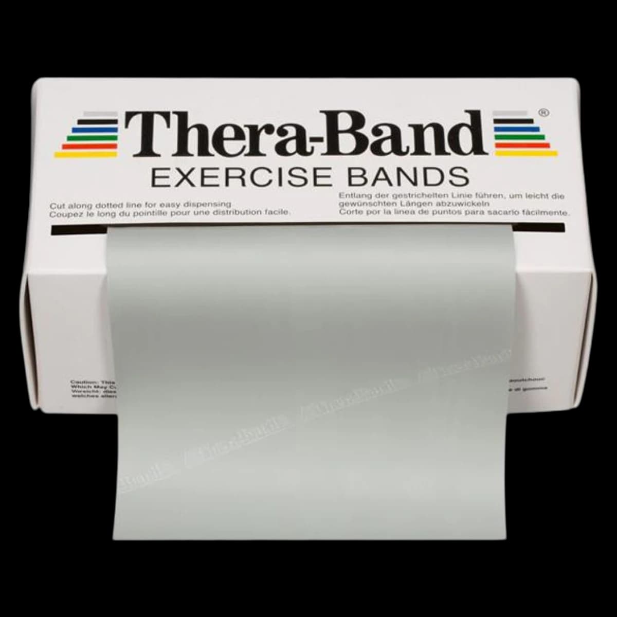 Thera-Band Exercise Band, Super Heavy Resistance, Silver, 6 yd Roll - Thera-Band Super Heavy Silver - Image 1