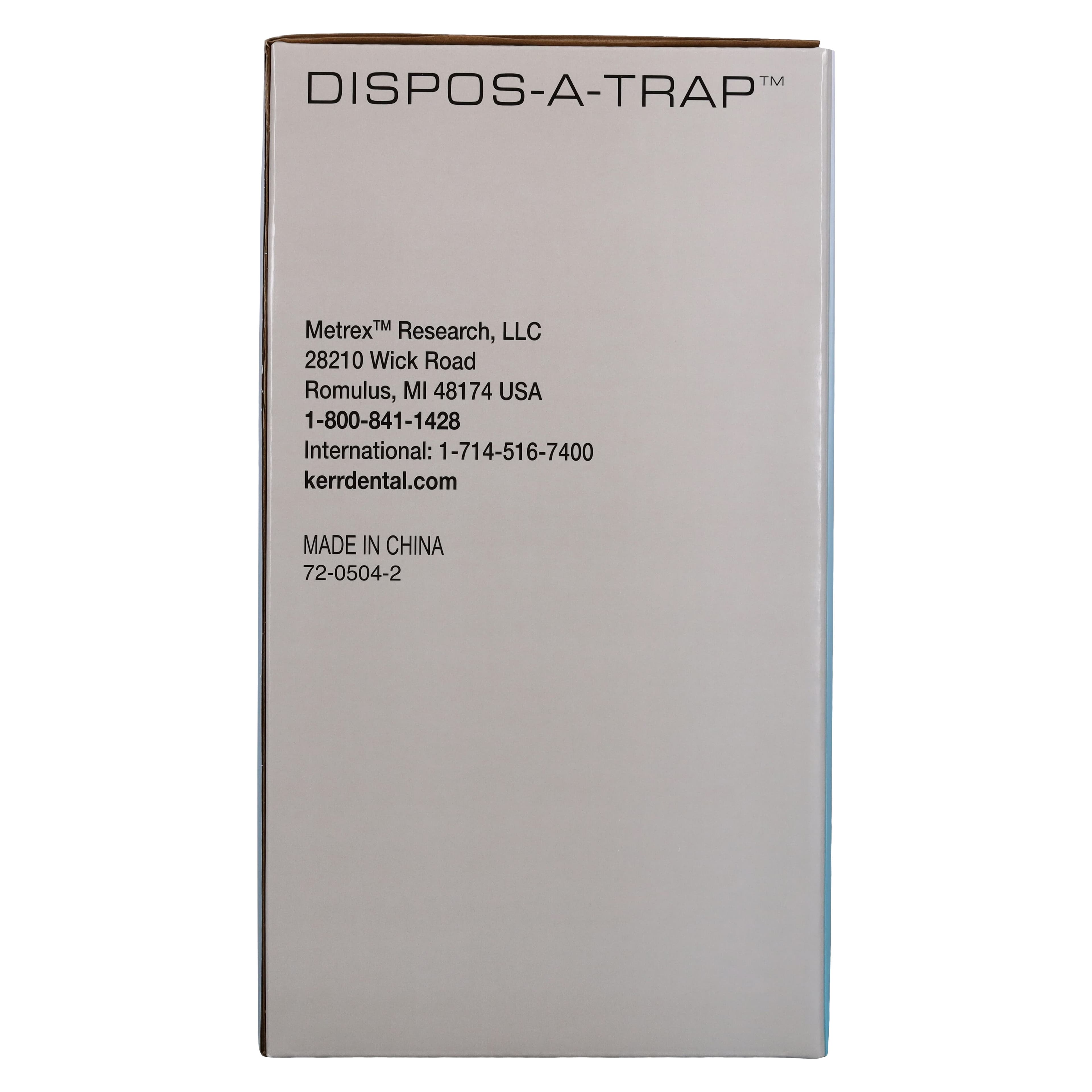 Dispos-a-Trap Disposable Vacuum Trap, Model 6400-C, 1-5/8" Diameter, Fits A-dec Cascade & Performer Cuspidors, 144/Pkg, 6400-C thumbnail 6