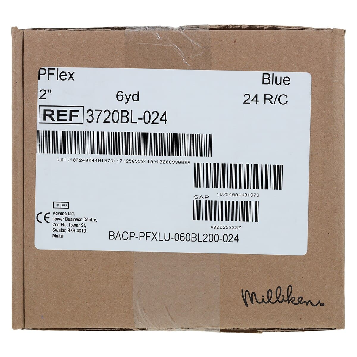 PowerFlex Elastic Athletic Tape, 2" x 6 yd, Blue, Non-Sterile, Latex-Free, 24 Rolls/Case thumbnail 4