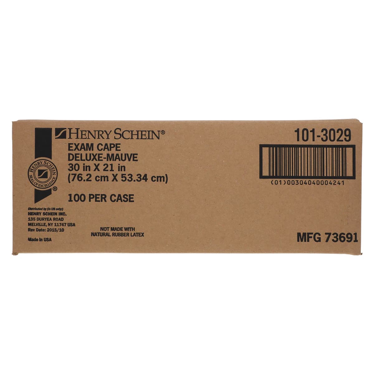 Henry Schein Deluxe Exam Cape, Tissue, Mauve, 30 in x 21 in, Disposable, 100/Case thumbnail 3