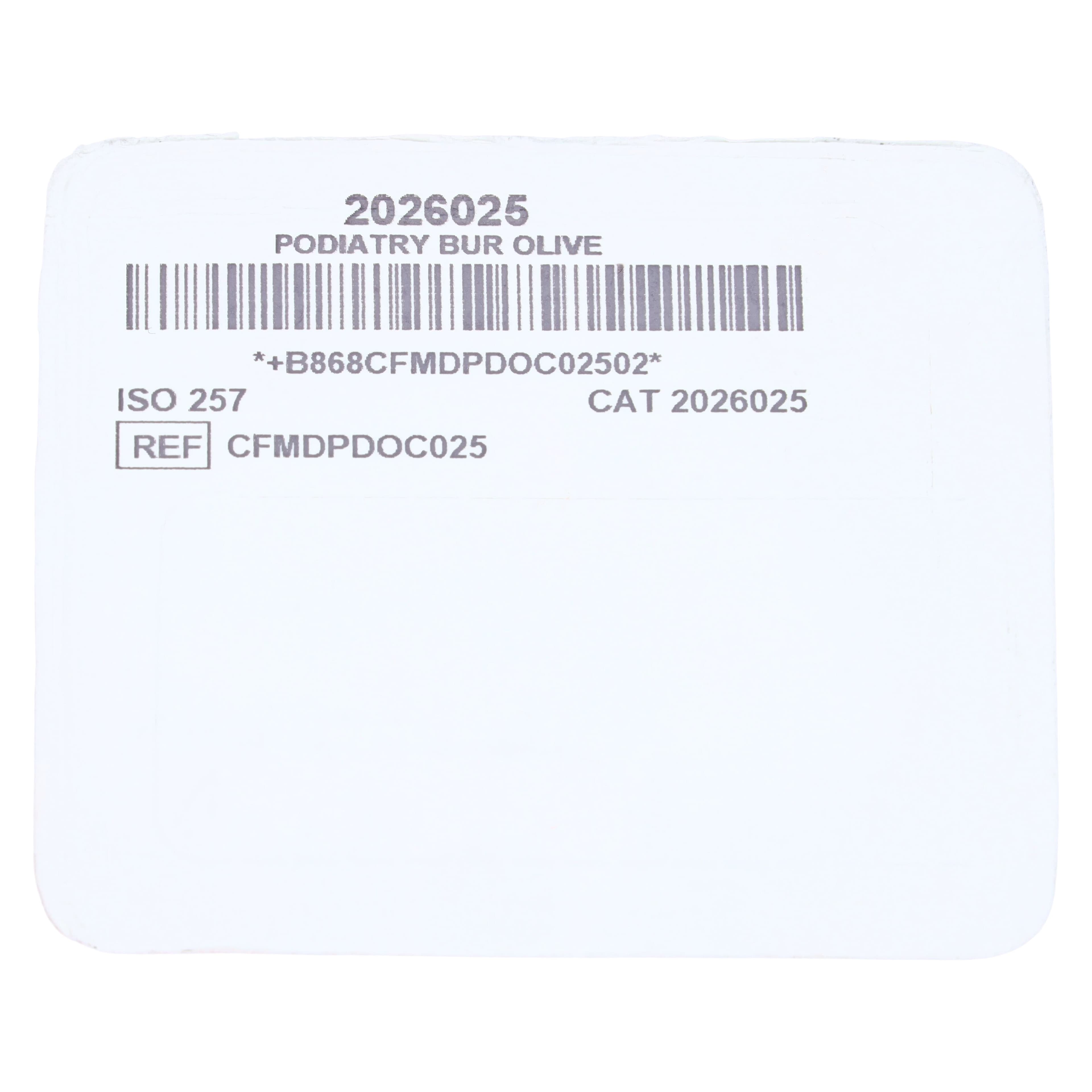 Premier Medical P.B.S. Diamond Bur #D-5, Olive Shape, Reusable, 1 Each thumbnail 2