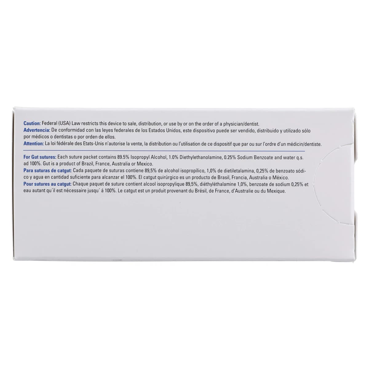 Henry Schein Plain Gut Absorbable Surgical Sutures, 5-0, C-3 Precision Reverse Cutting, 18" Beige, 13mm Needle, 12/Box thumbnail 5