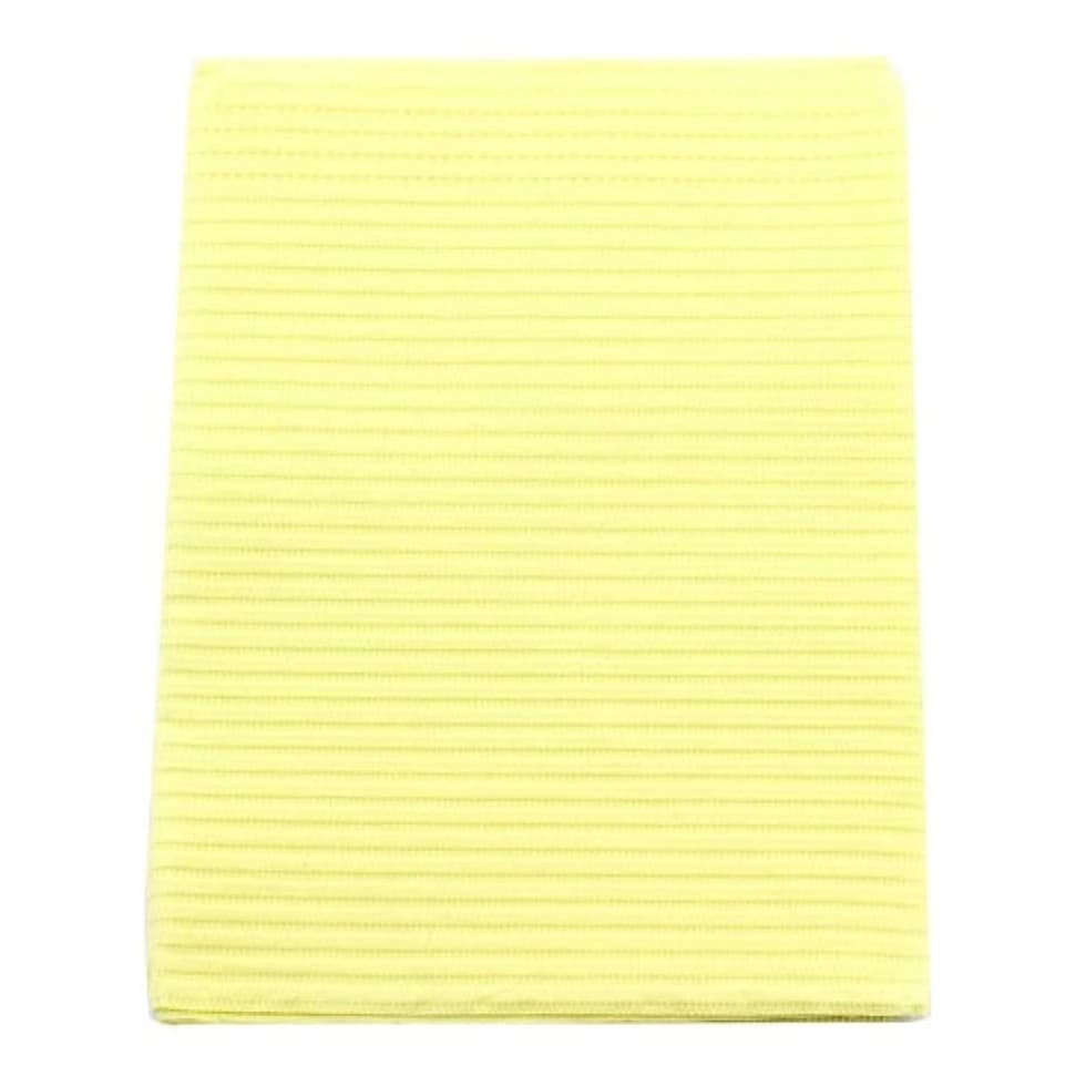 Crosstex PolyBack Patient Bibs, 3-Ply Tissue/1-Ply Poly, 13" x 19", Yellow, 500/Case, WPXYE - PolyBack Patient Bibs, 3-Ply, 13" x 19", Yellow, 500/Pk, WPXYE - Image 1