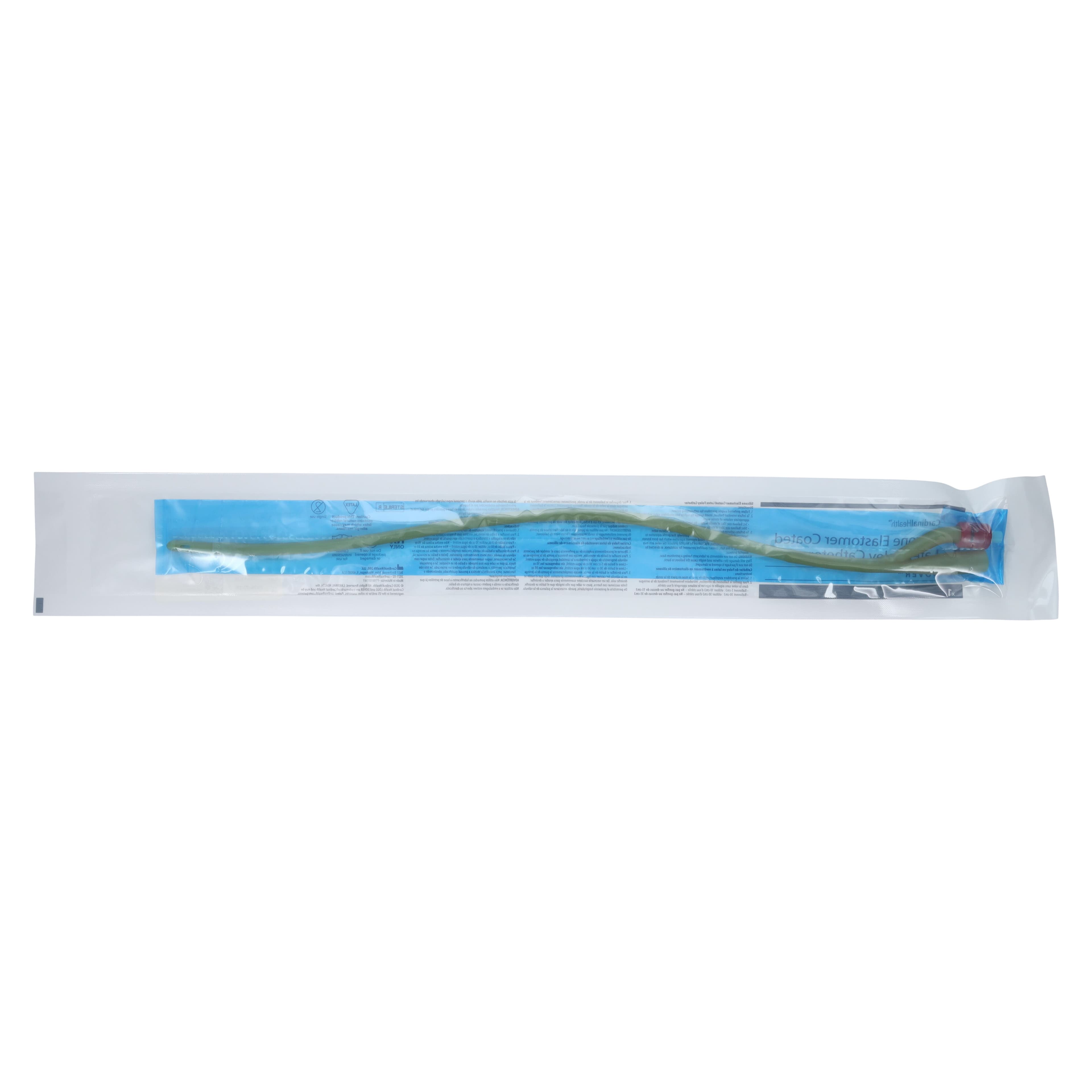 Dover 2-Way Foley Catheter, Straight Tip, Silicone Elastomer Coated Latex, 18 Fr, 5 cc Balloon thumbnail 3