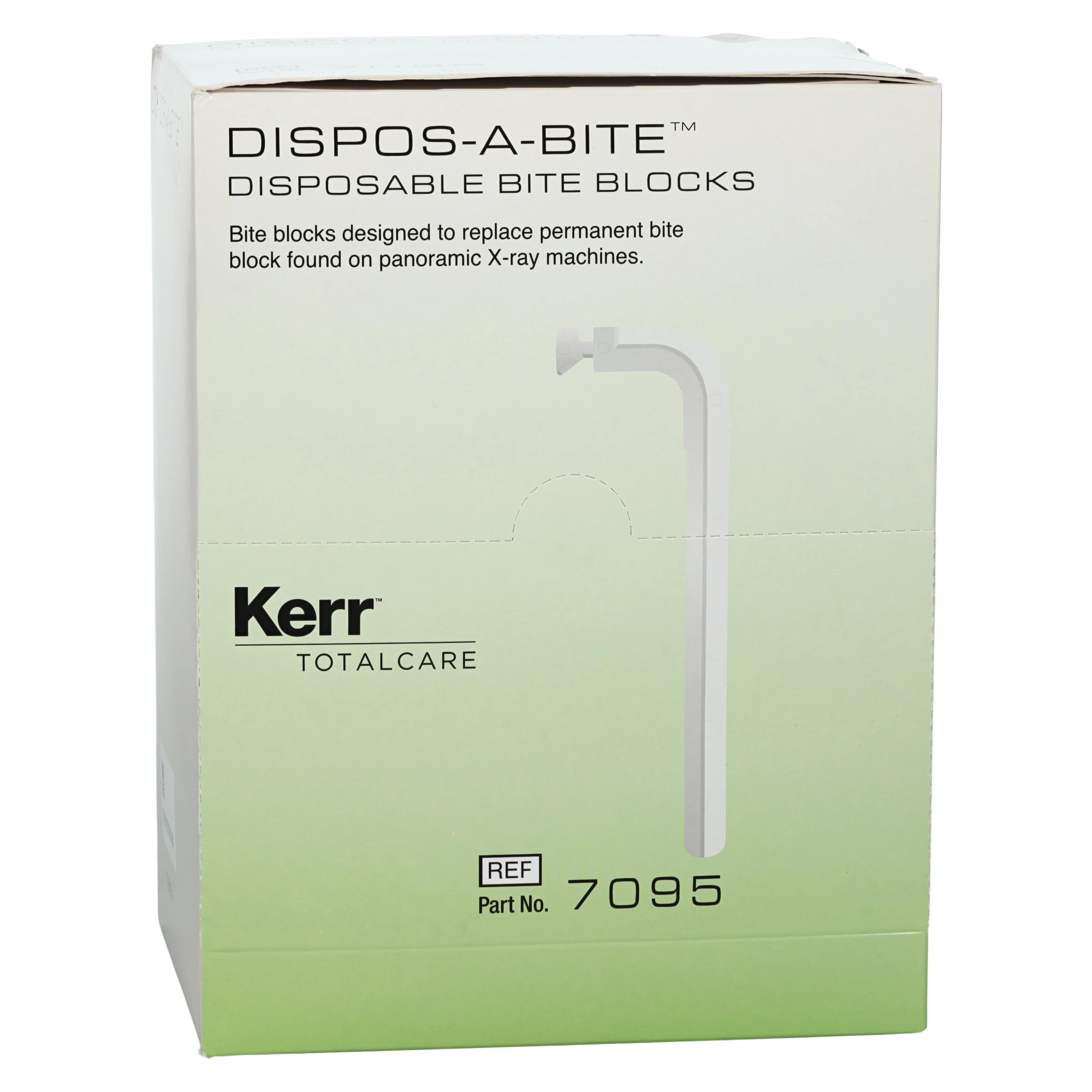 Kerr Dispos-A-Bite Disposable Panoramic Bite Block, Fits Panoramic Corporation, #7095, 100/Box - Dispos-A-Bite #7095 Panoramic Corp 100/Pkg - Image 1