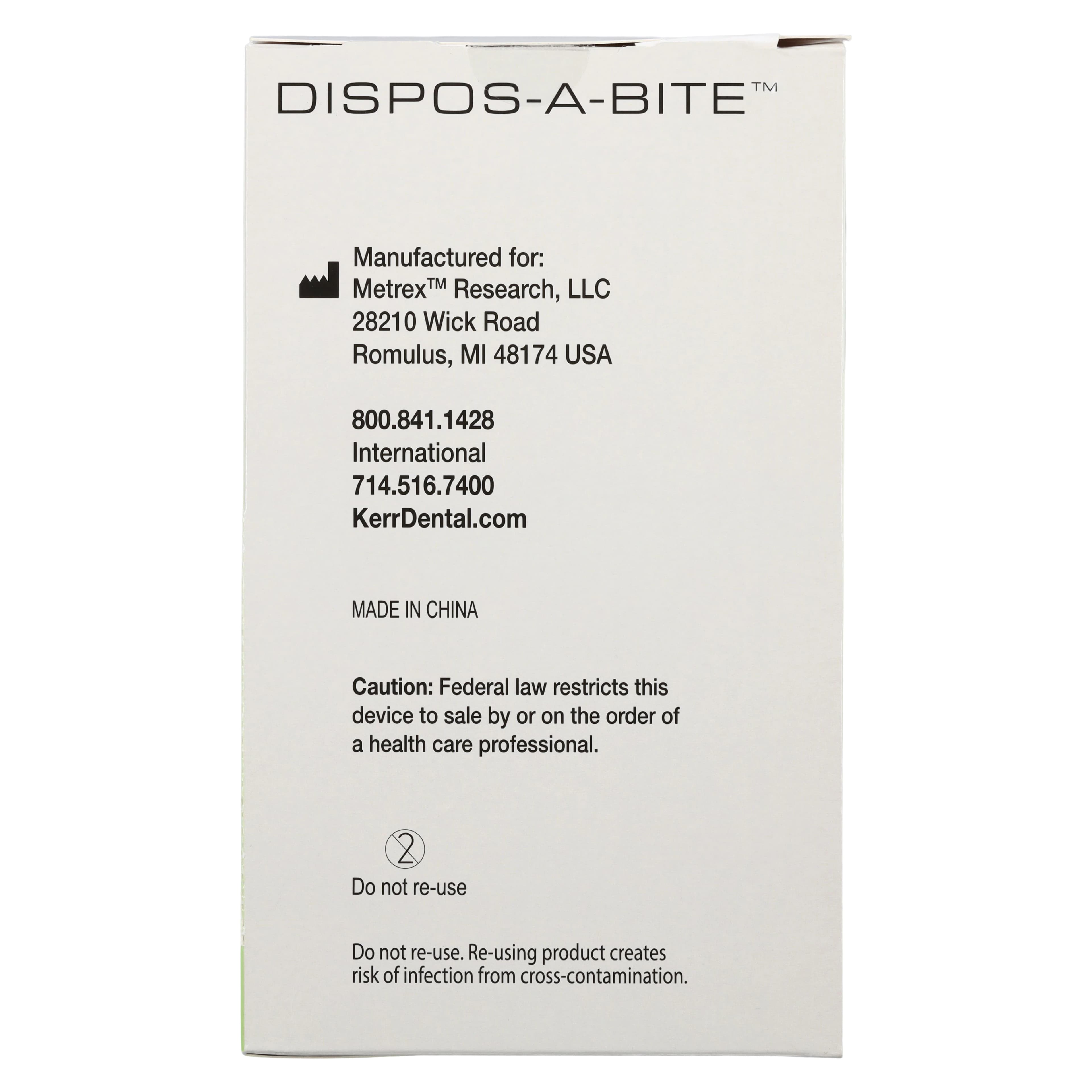 Kerr Dispos-A-Bite Disposable Panoramic Bite Block, Fits Panoramic Corporation, #7095, 100/Box thumbnail 3