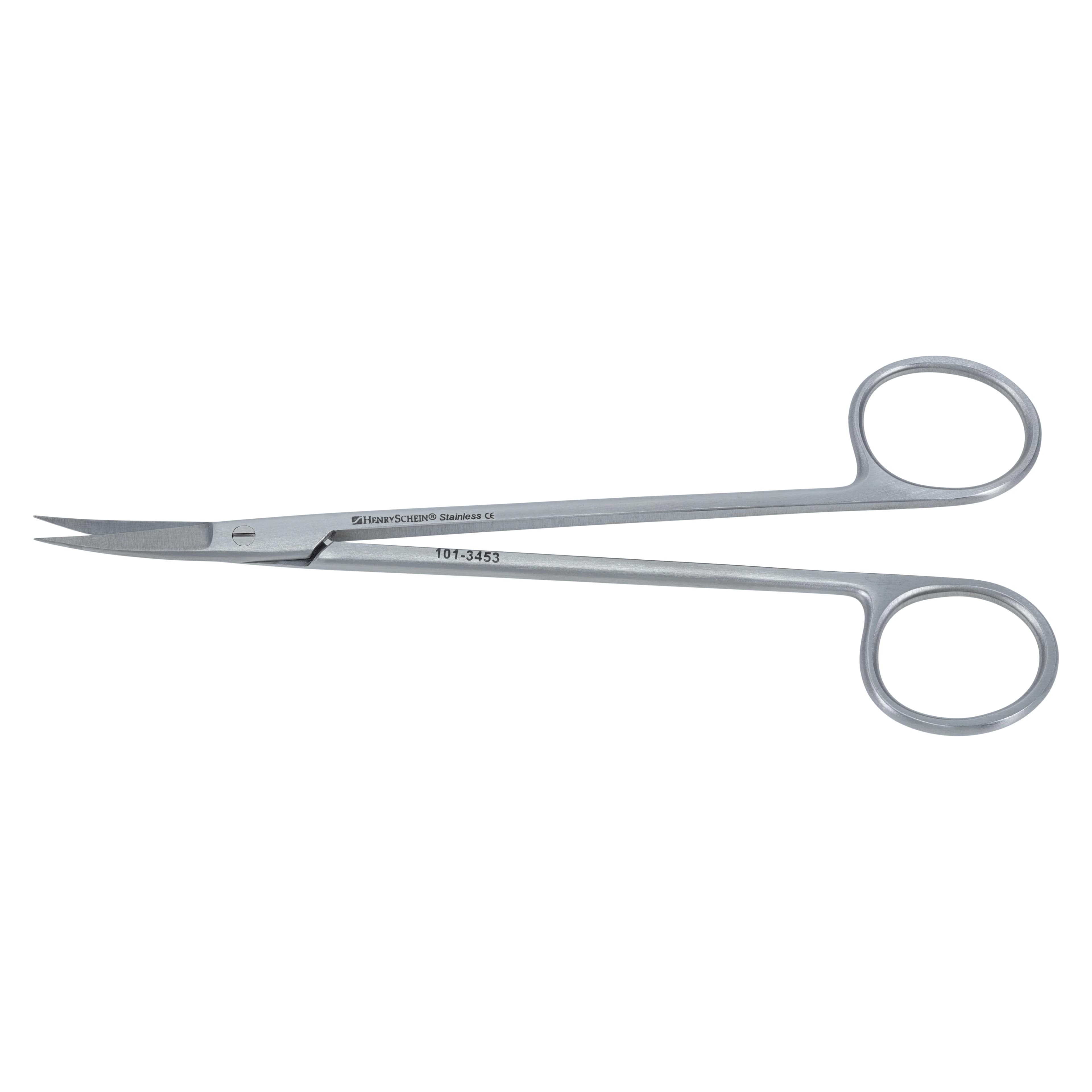 Kelly Smooth Blade Scissors, 6.25" Curved, Standard Stainless Steel, Each thumbnail 2
