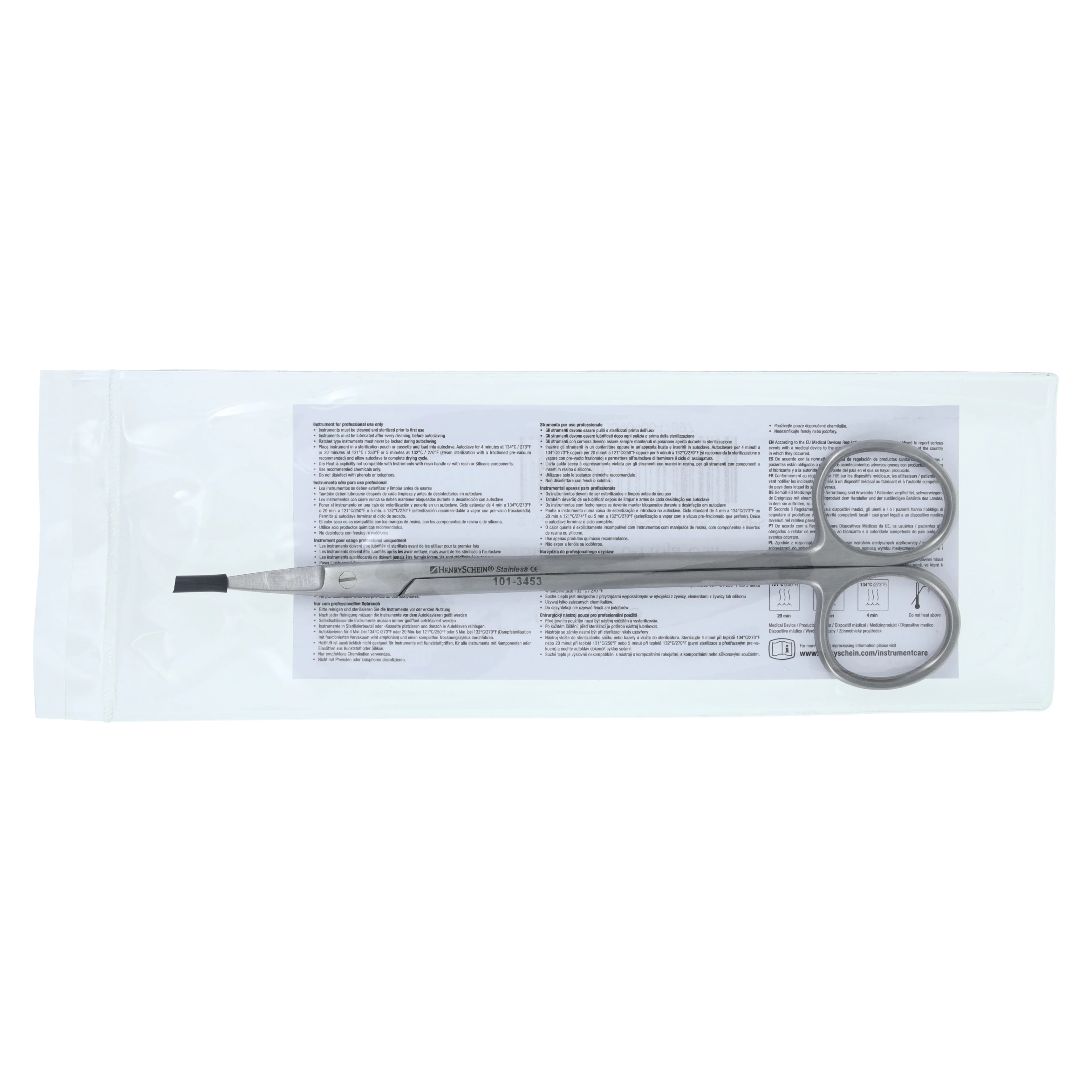 Kelly Smooth Blade Scissors, 6.25" Curved, Standard Stainless Steel, Each thumbnail 4