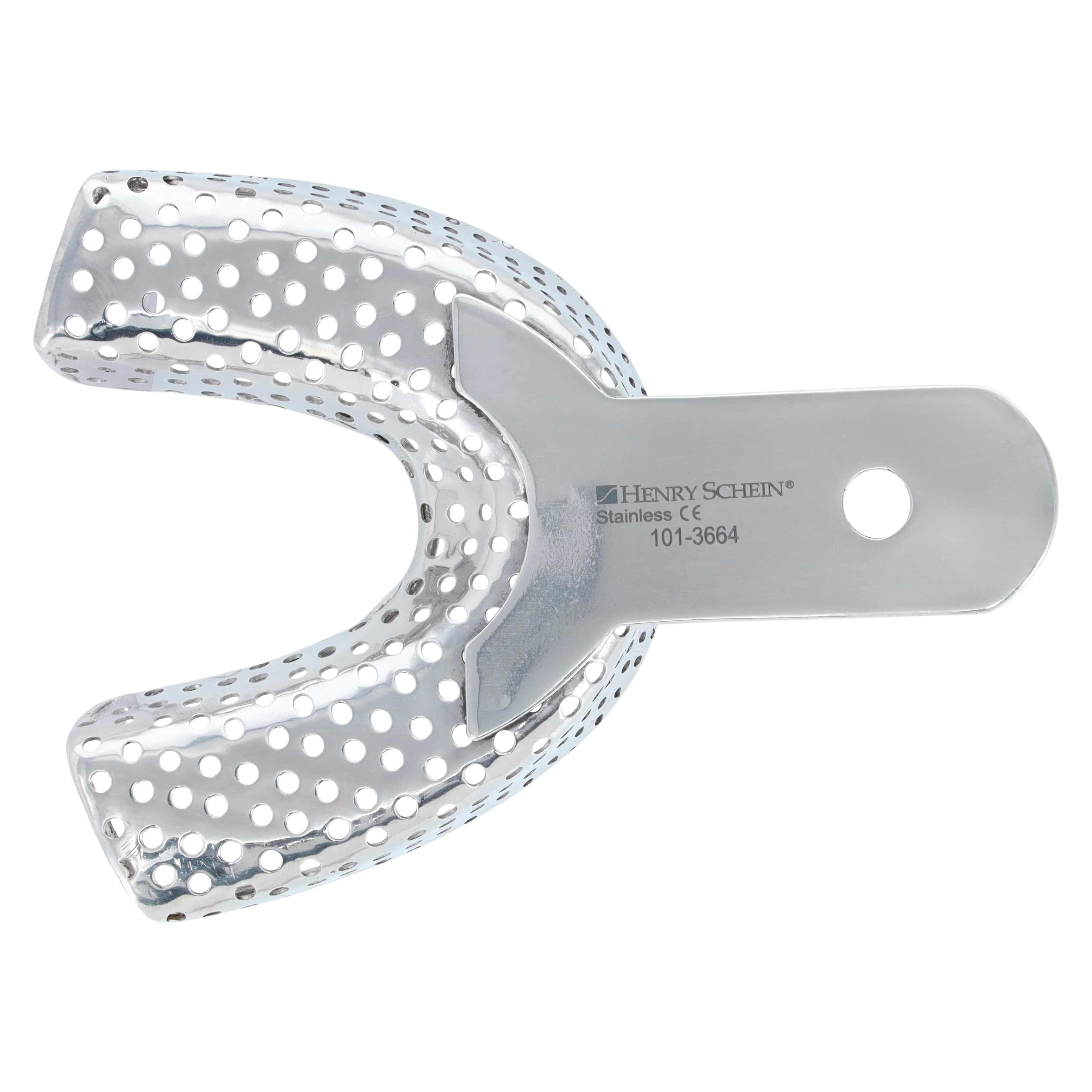 Impression Tray Metal #20, Stainless Steel, Perforated, Regular/Large Lower thumbnail 2