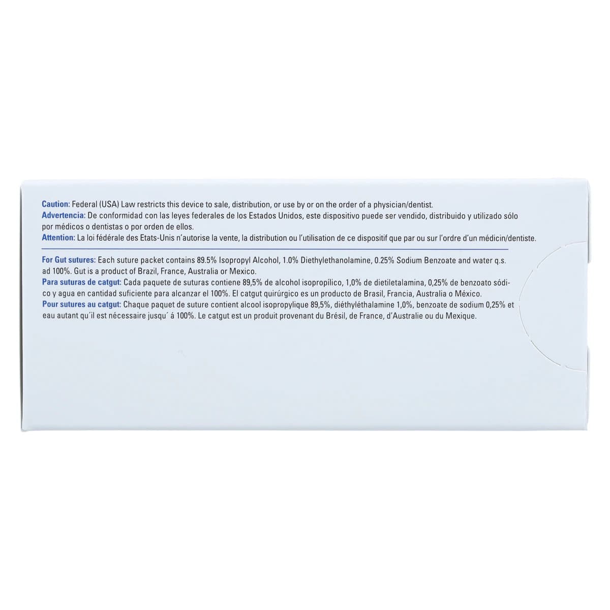 Henry Schein Black Monofilament Nylon Non-Absorbable Surgical Sutures, 3-0, 18", C-7 Reverse Cutting 3/8 Circle Needle, 24mm, 12/Box thumbnail 5