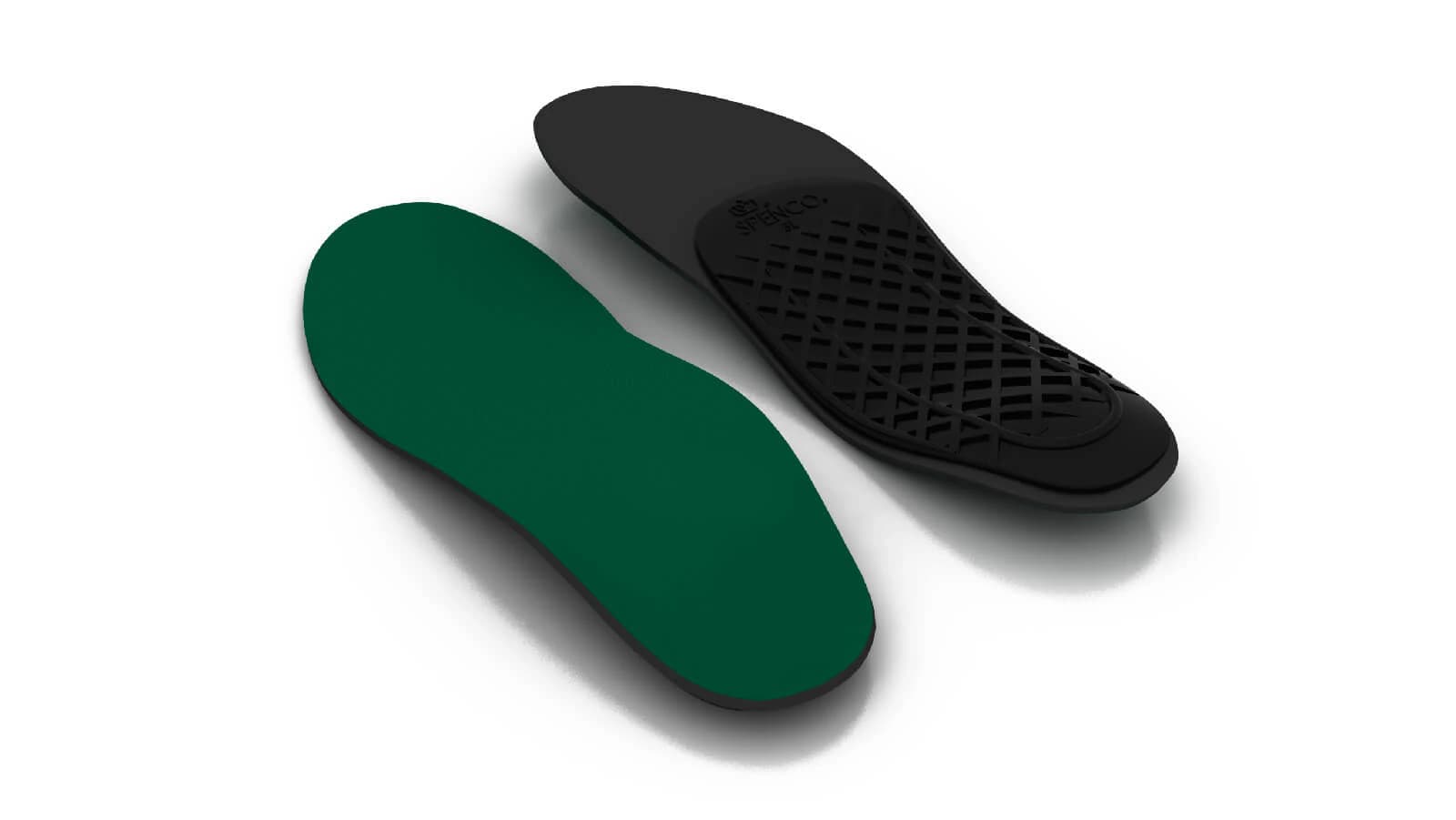 Implus Footcare Arch Support Orthotic, Full Length, Green, Men's 6-7 / Women's 7-8 - Arch Supp Orthotic Full L - Image 1