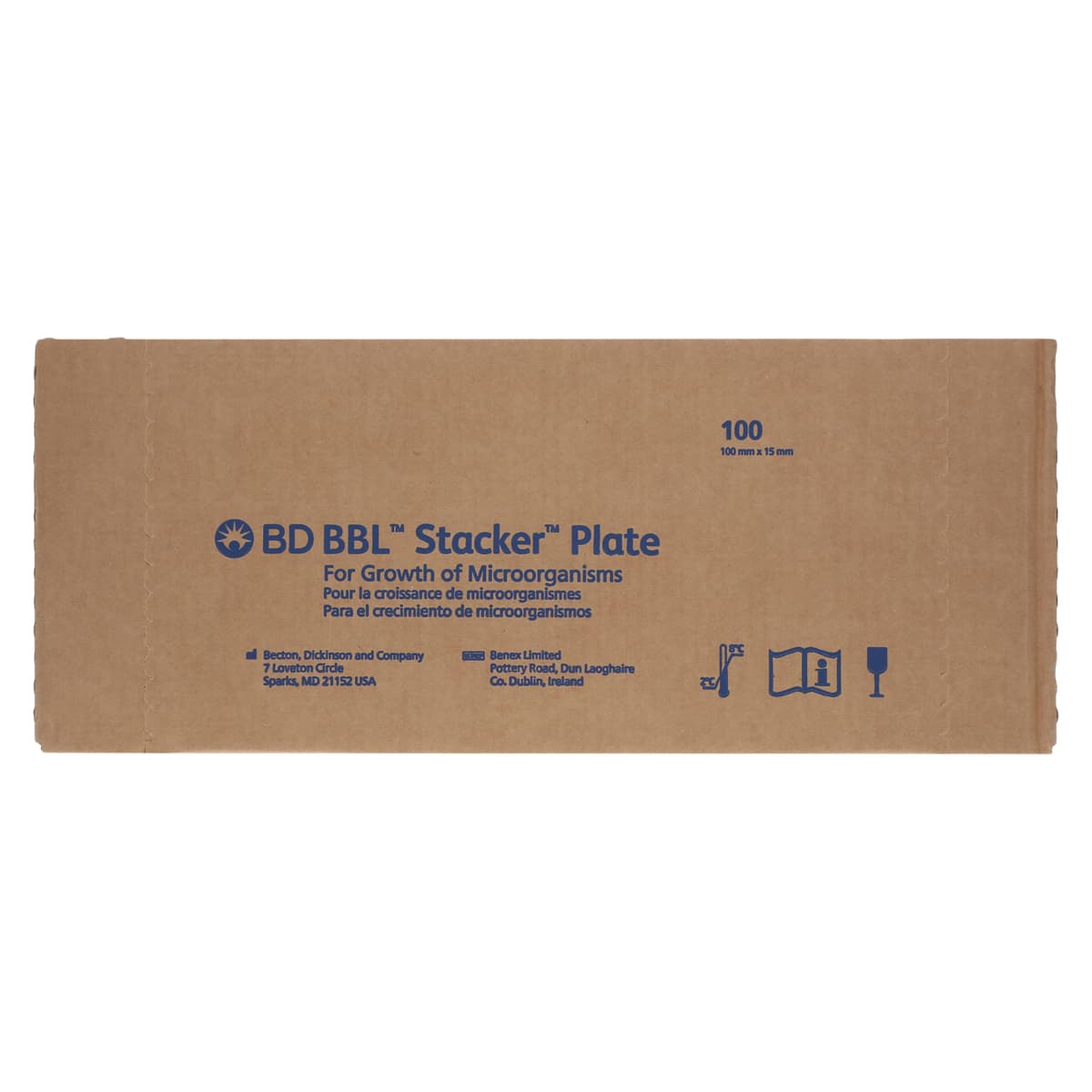 BBL Columbia CNA Agar with 5% Sheep Blood, Prepared Media Plates, 100/Box thumbnail 5