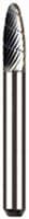 Lab Carbide Bur Lathe Regular Cut, 88/T/4 1/4", Each - Regular Cut Lathe Carbide Burs, Laboratory - Image 1