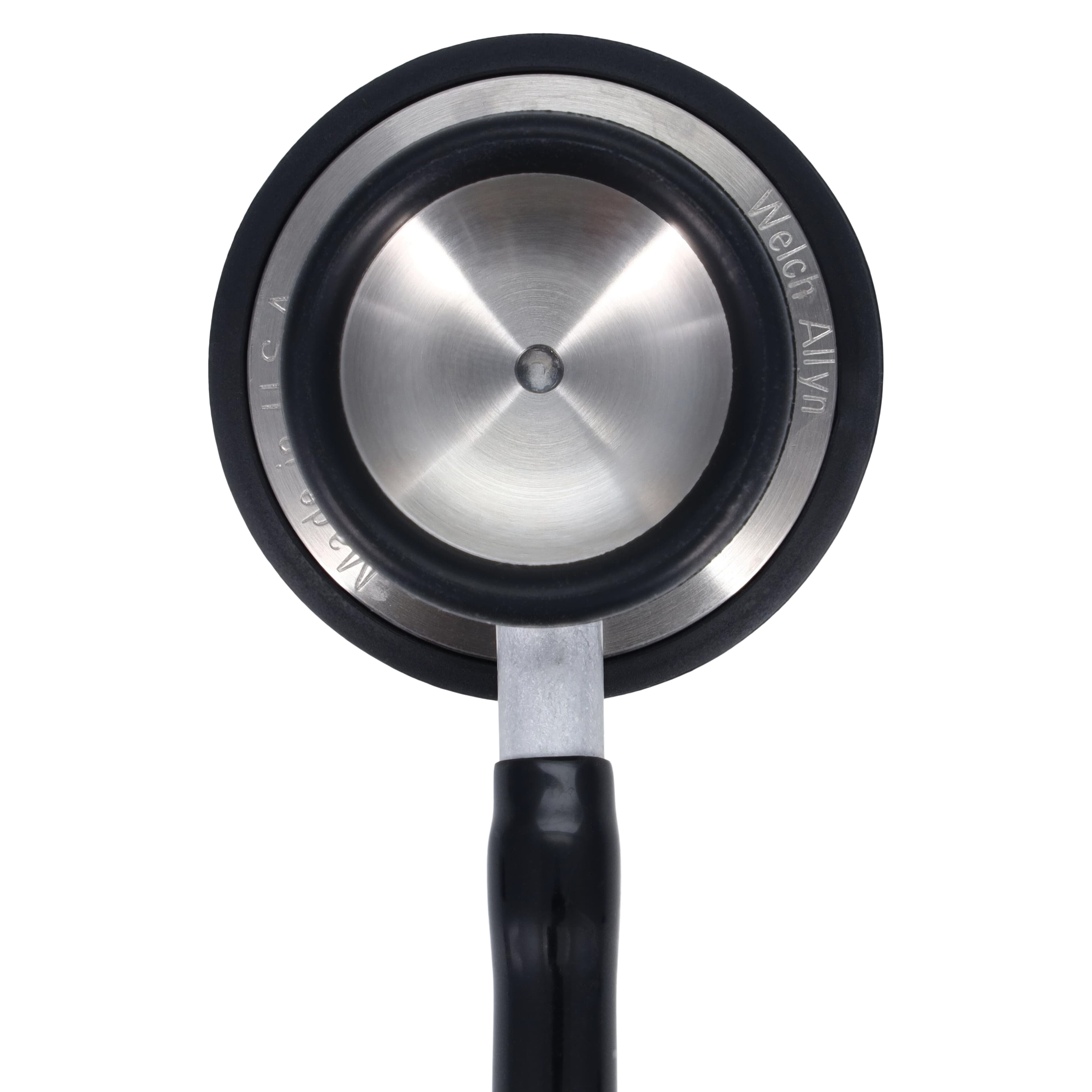 Welch-Allyn Professional Stethoscope, Double-Head, 28", Adult, Black, Stainless Steel Chest Piece thumbnail 3