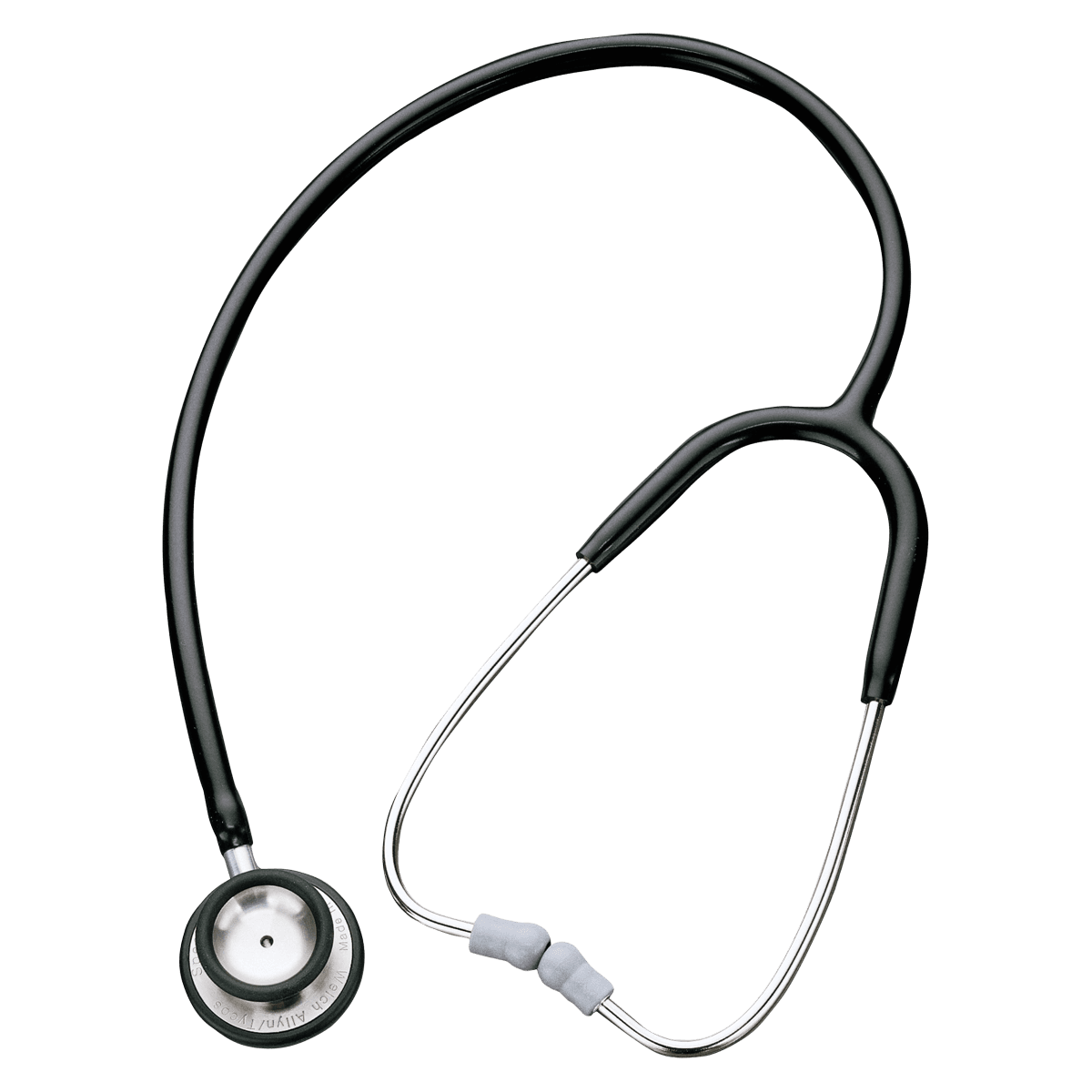 Welch-Allyn Professional Stethoscope, Double-Head, 28", Adult, Black, Stainless Steel Chest Piece thumbnail 2
