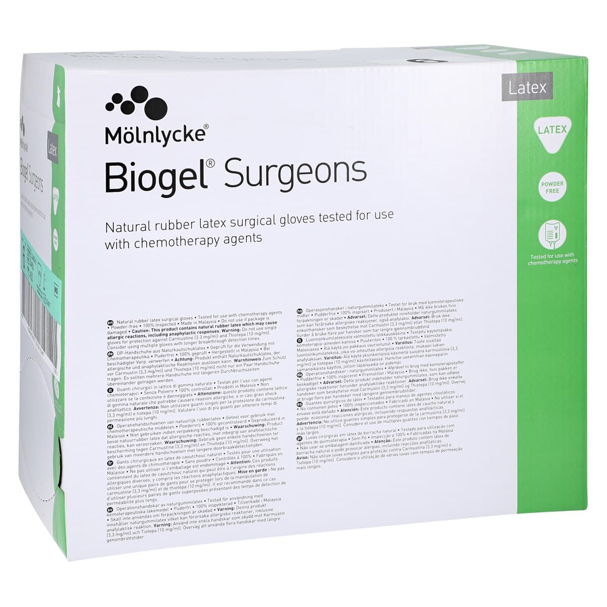 Biogel Powder-Free Latex Surgical Gloves, Size 6, Straw, 01KEZKNPKJ95CN35A2YR53E134 thumbnail 4