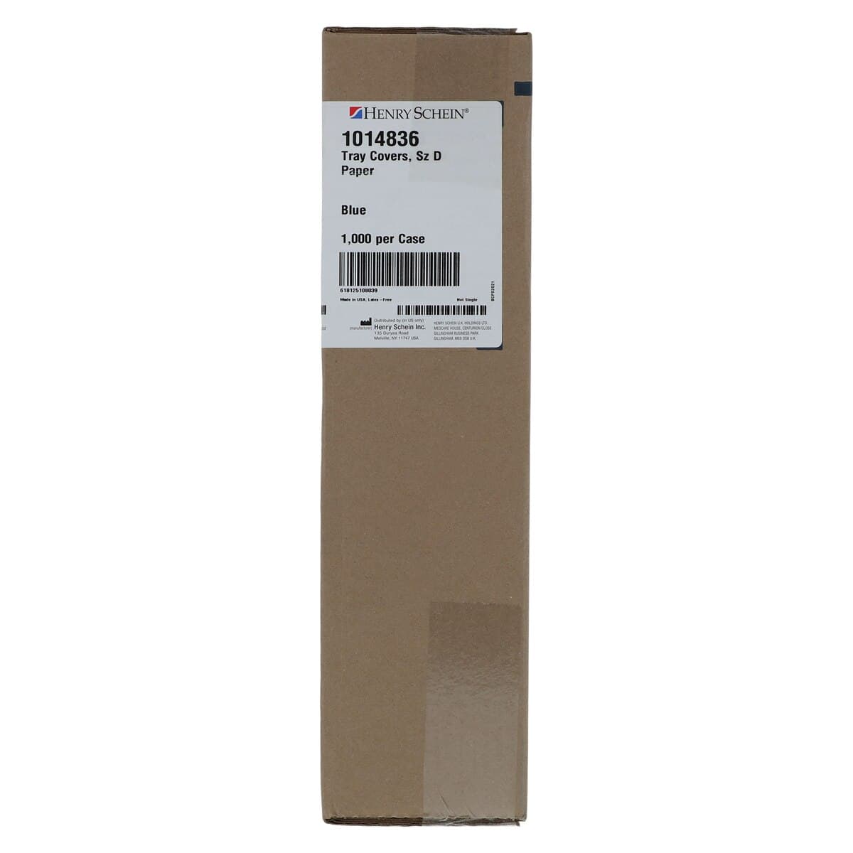 Henry Schein Tray Cover, 10.25" x 15.75", Disposable, Heavyweight Paper, Blue, 1000/Box thumbnail 2