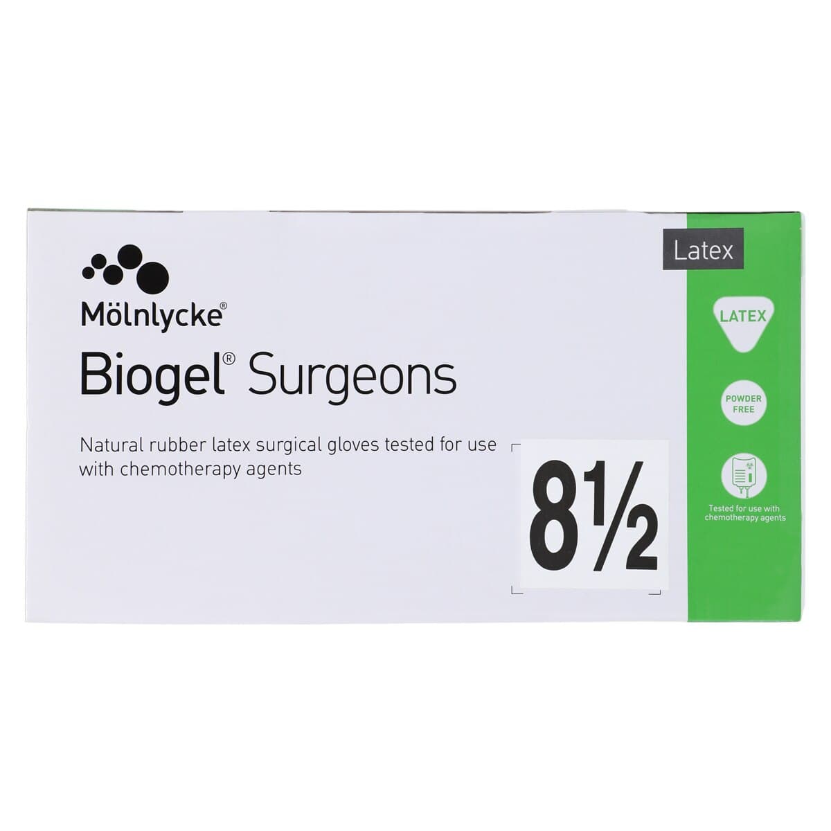 Biogel Powder-Free Latex Surgical Gloves, Size 8.5, Straw thumbnail 8