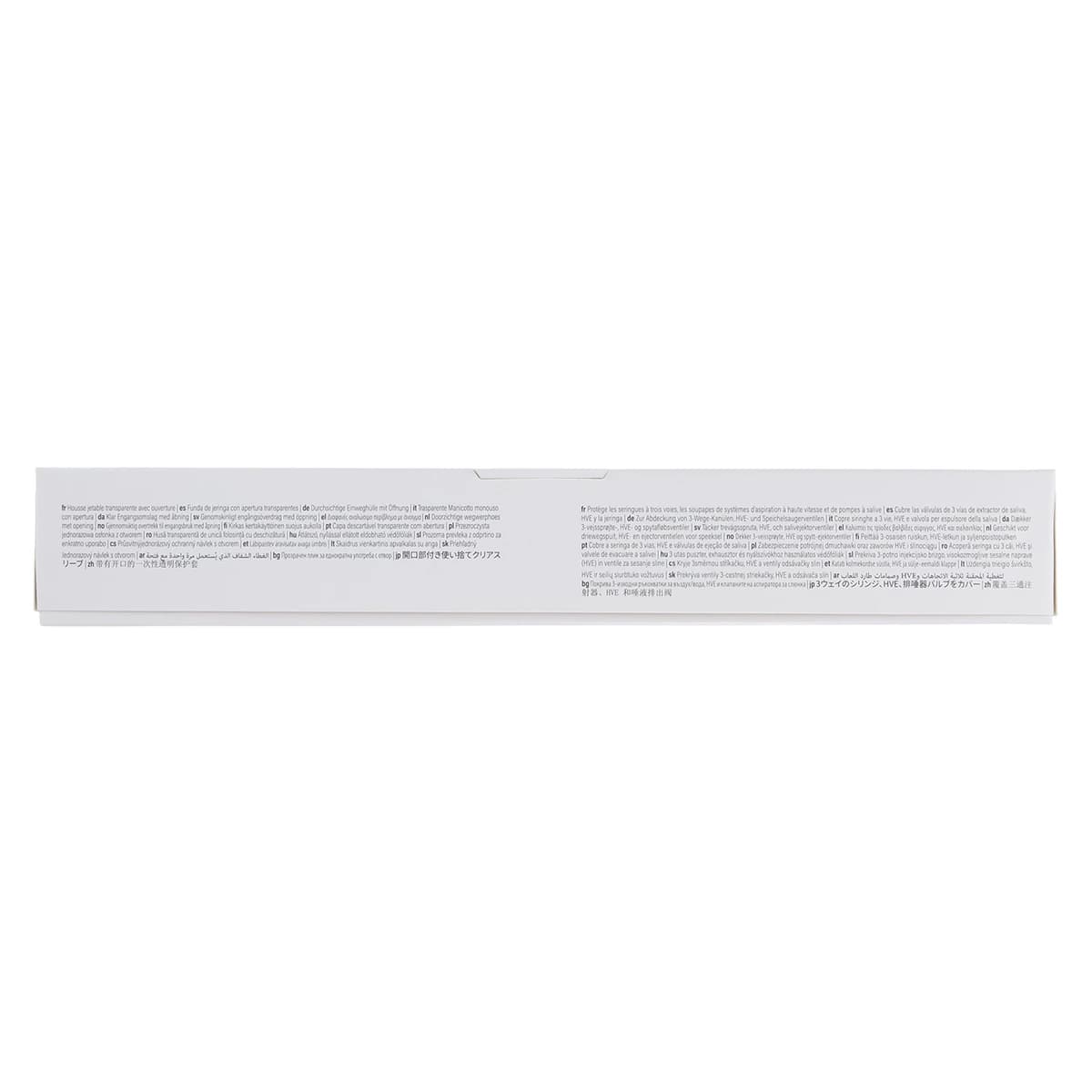 Pinnacle Syringe Sleeve with Opening, Clear, 2.5" x 10", 500/Box, 3767-WO thumbnail 4