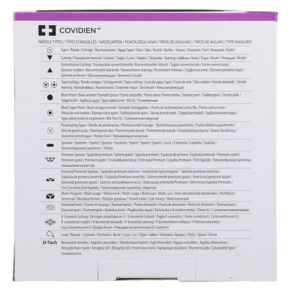 Medtronic Polysorb Suture, 2-0, 30" Polyester Braid, Absorbable, Coated, Undyed, GS-22 Taper Point 1/2 Circle Needle 27mm, 36/Case thumbnail 5