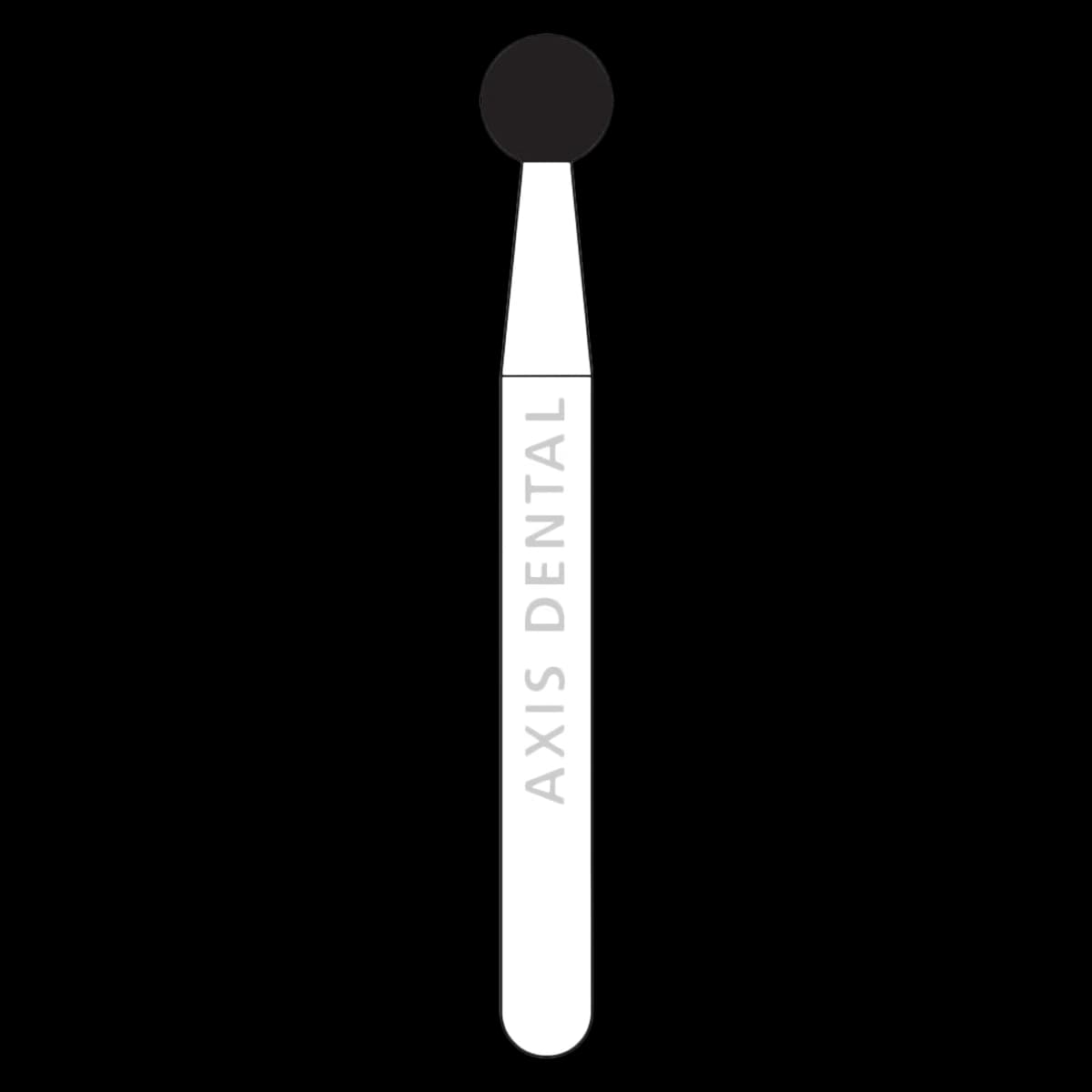 NTI HP Diamond Bur, Medium Grit, Round, 2.3 mm Head Diameter, #801-023 (M801-023HP), Each - NTI&reg; HP Diamonds - Medium - #801-023 (2.3) - Image 1