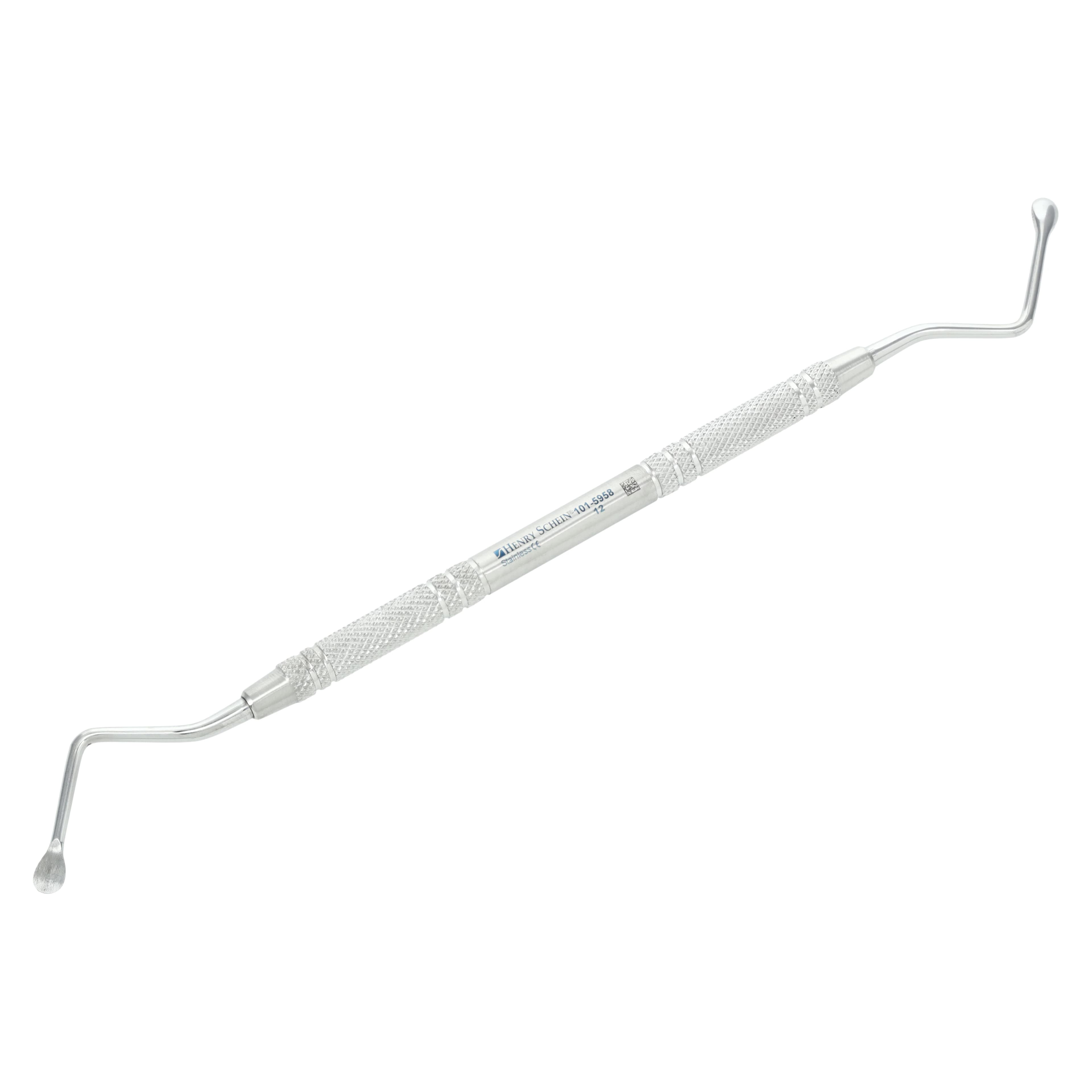 12 Miller Surgical Curette, Double-End, Stainless Steel, Each thumbnail 2