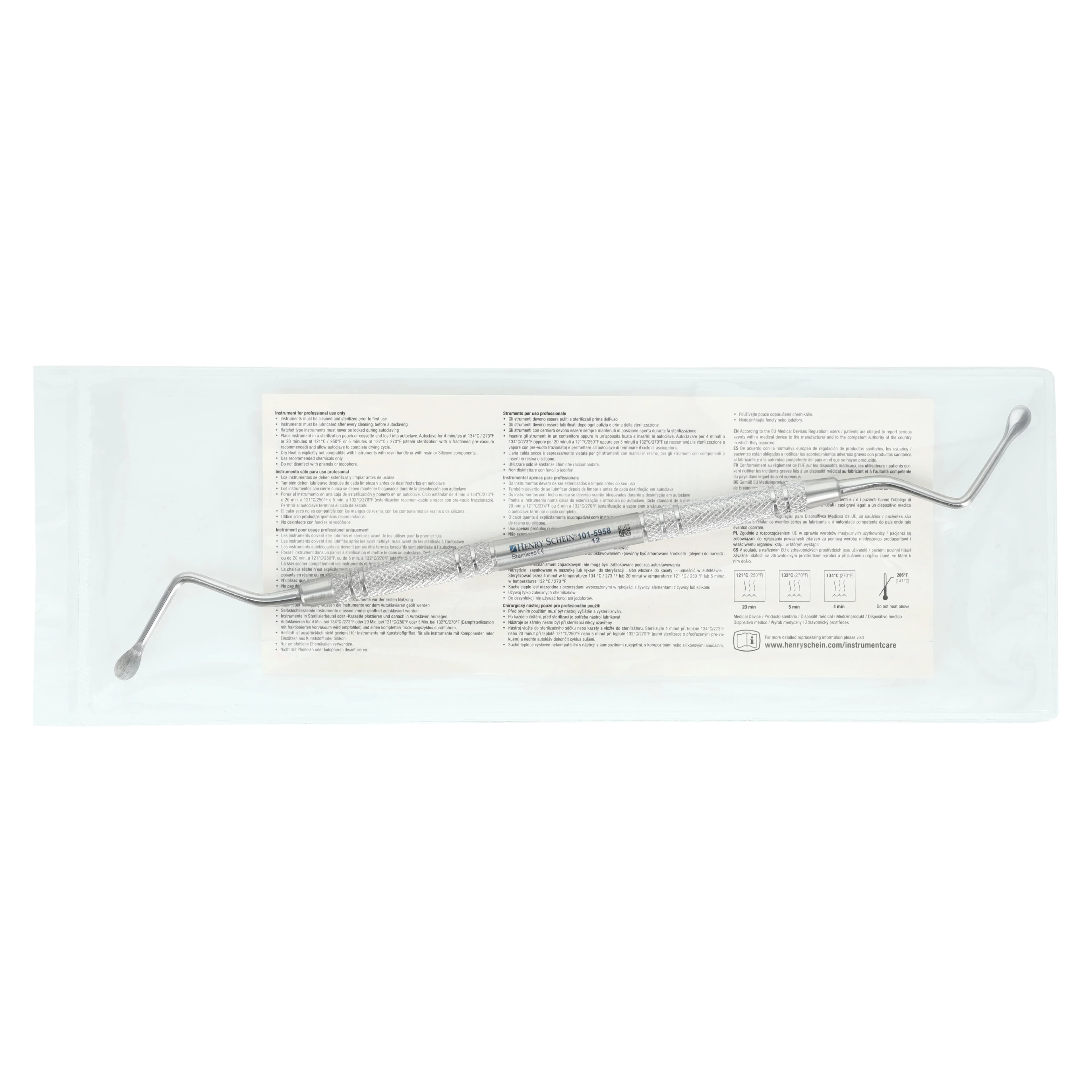 12 Miller Surgical Curette, Double-End, Stainless Steel, Each thumbnail 6